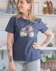 T-shirt Bici in Fiore