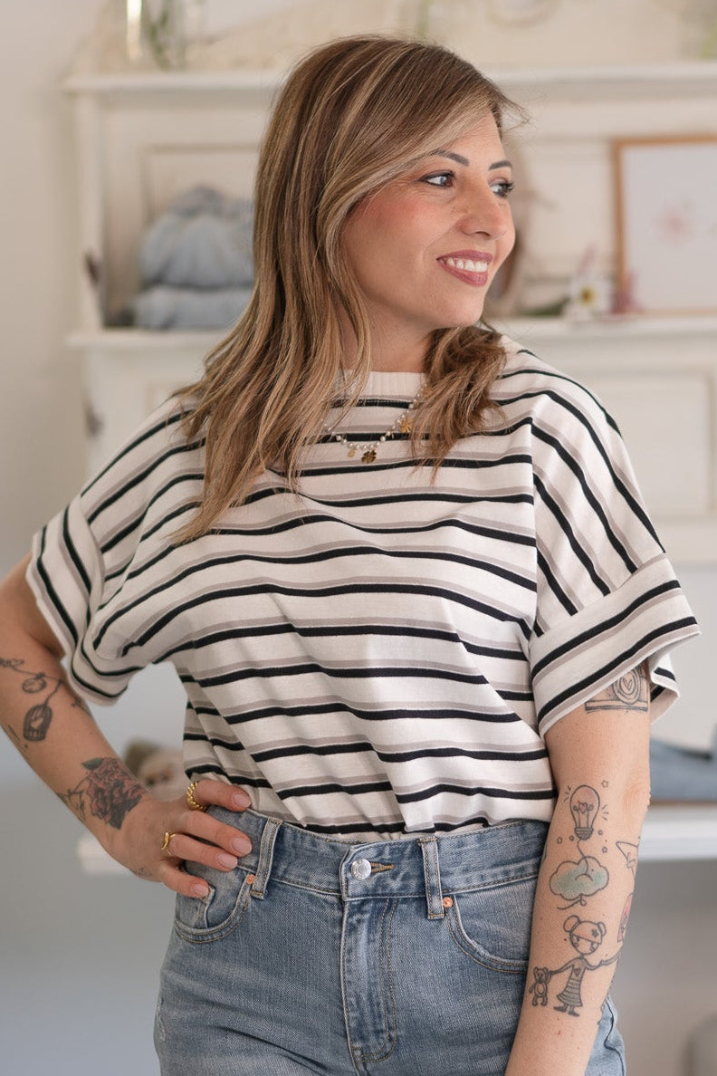 T-shirt Righe