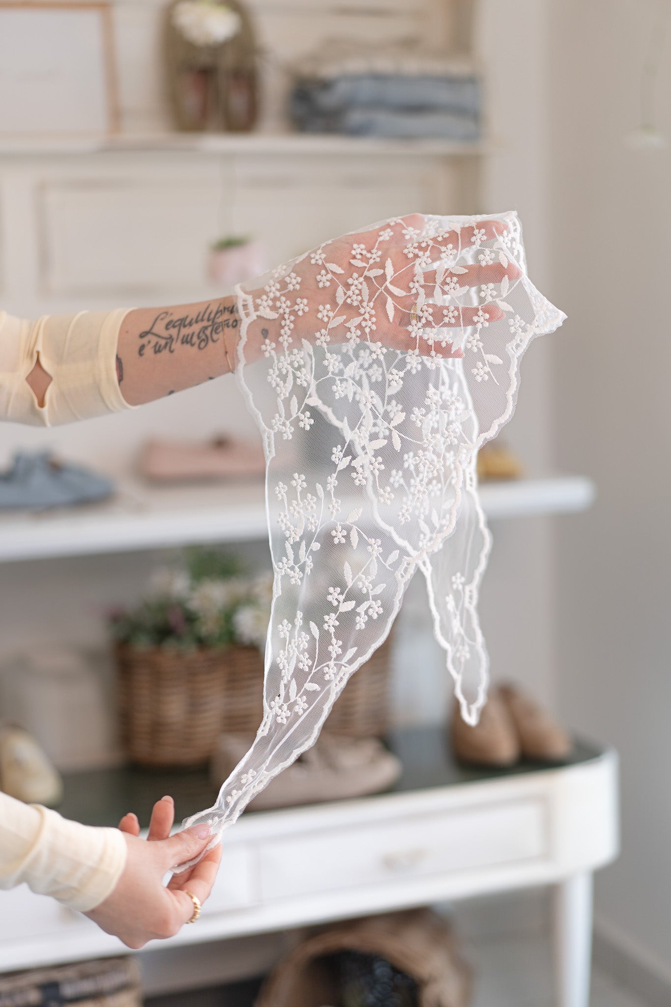 Foulard in Pizzo (tela larga)