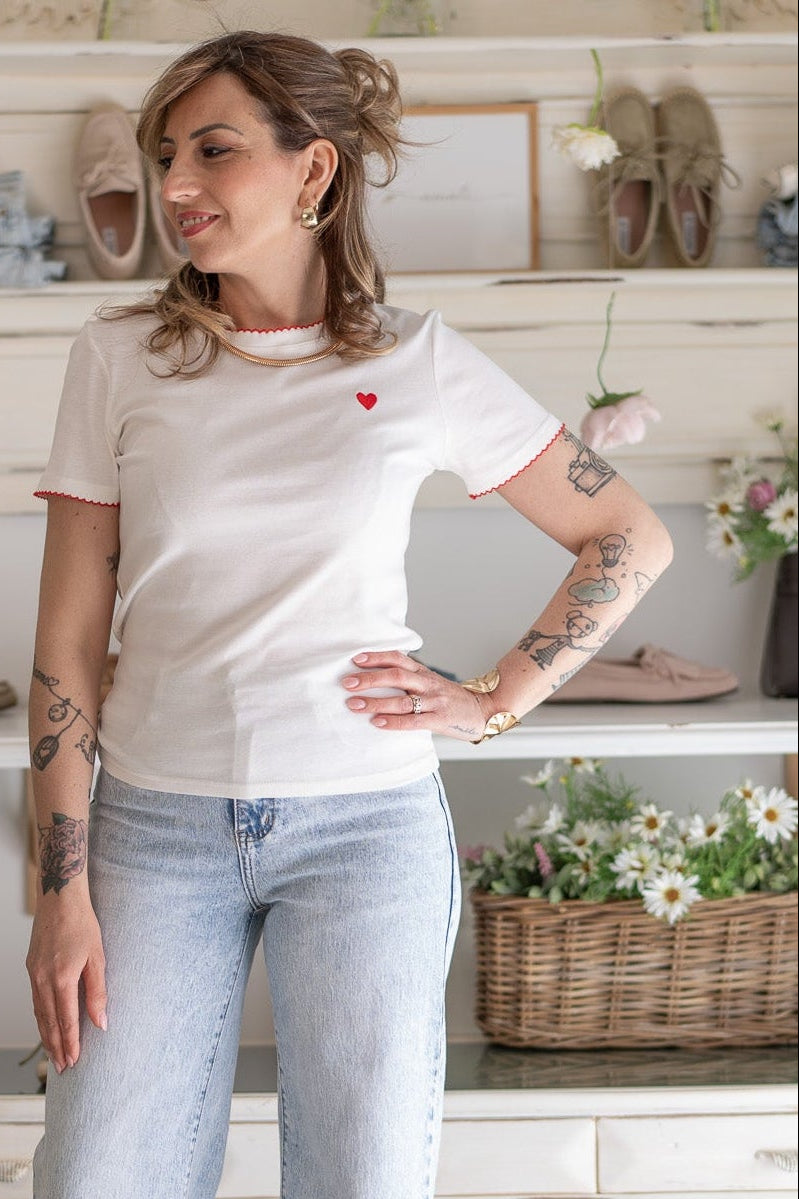 T-shirt Cuoricino