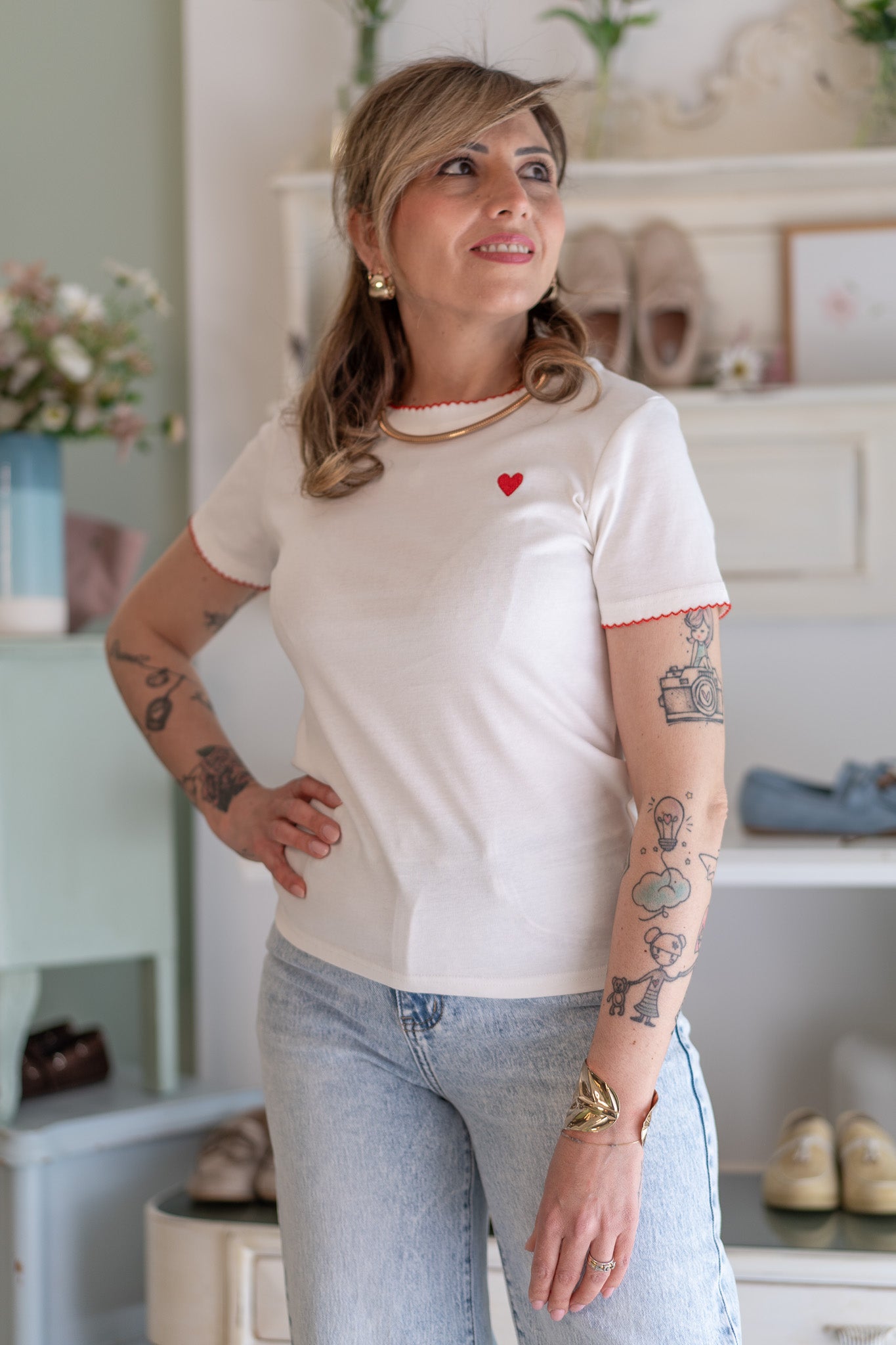 T-shirt Cuoricino