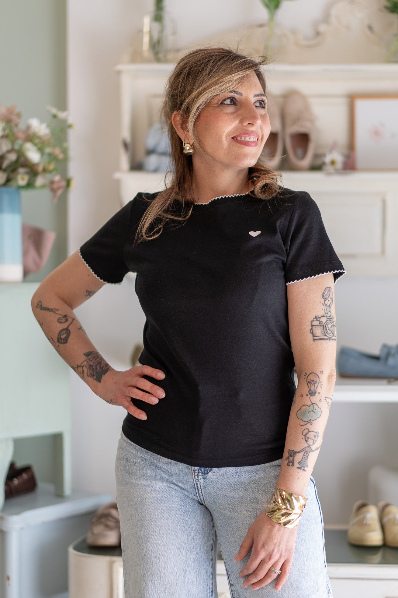 T-shirt Cuoricino