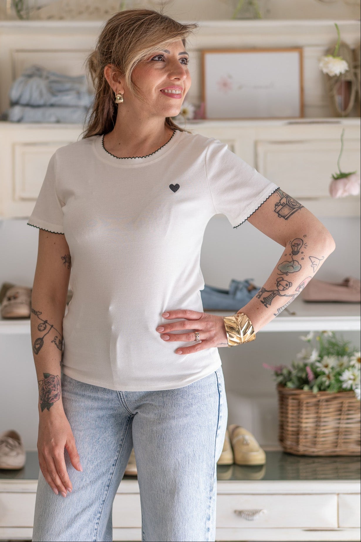 T-shirt Cuoricino
