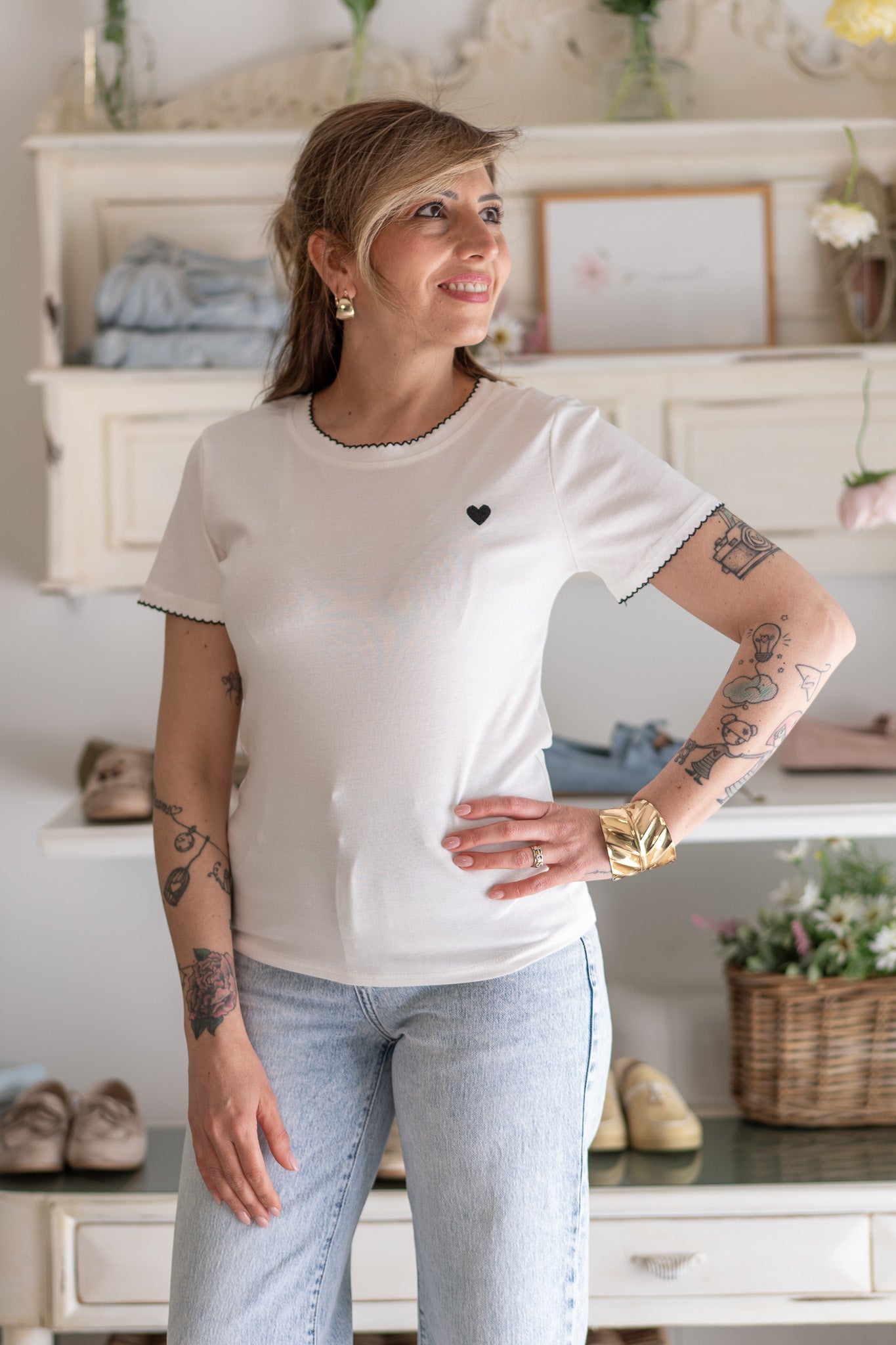 T-shirt Cuoricino