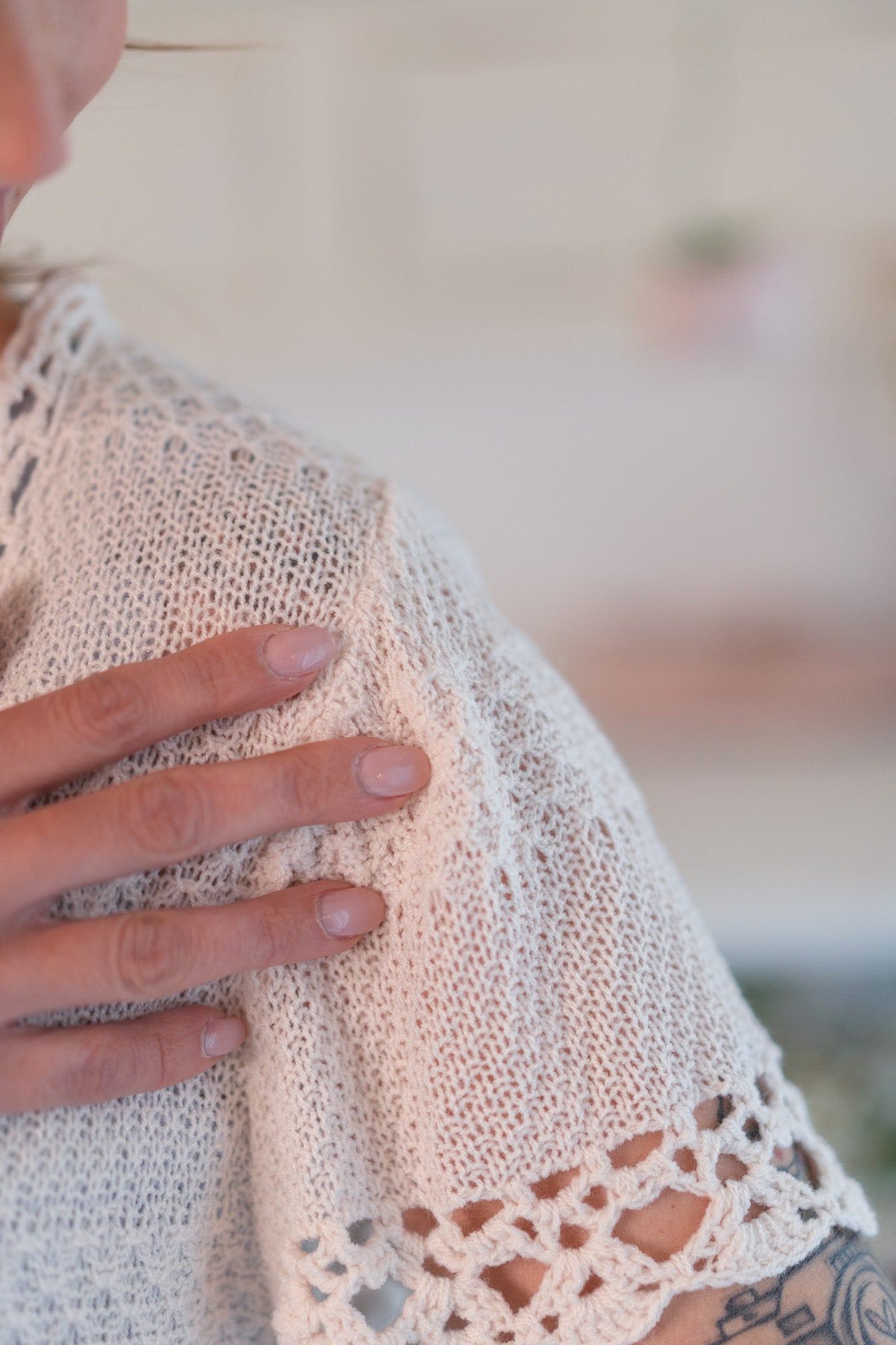 Cardigan Uncinetto