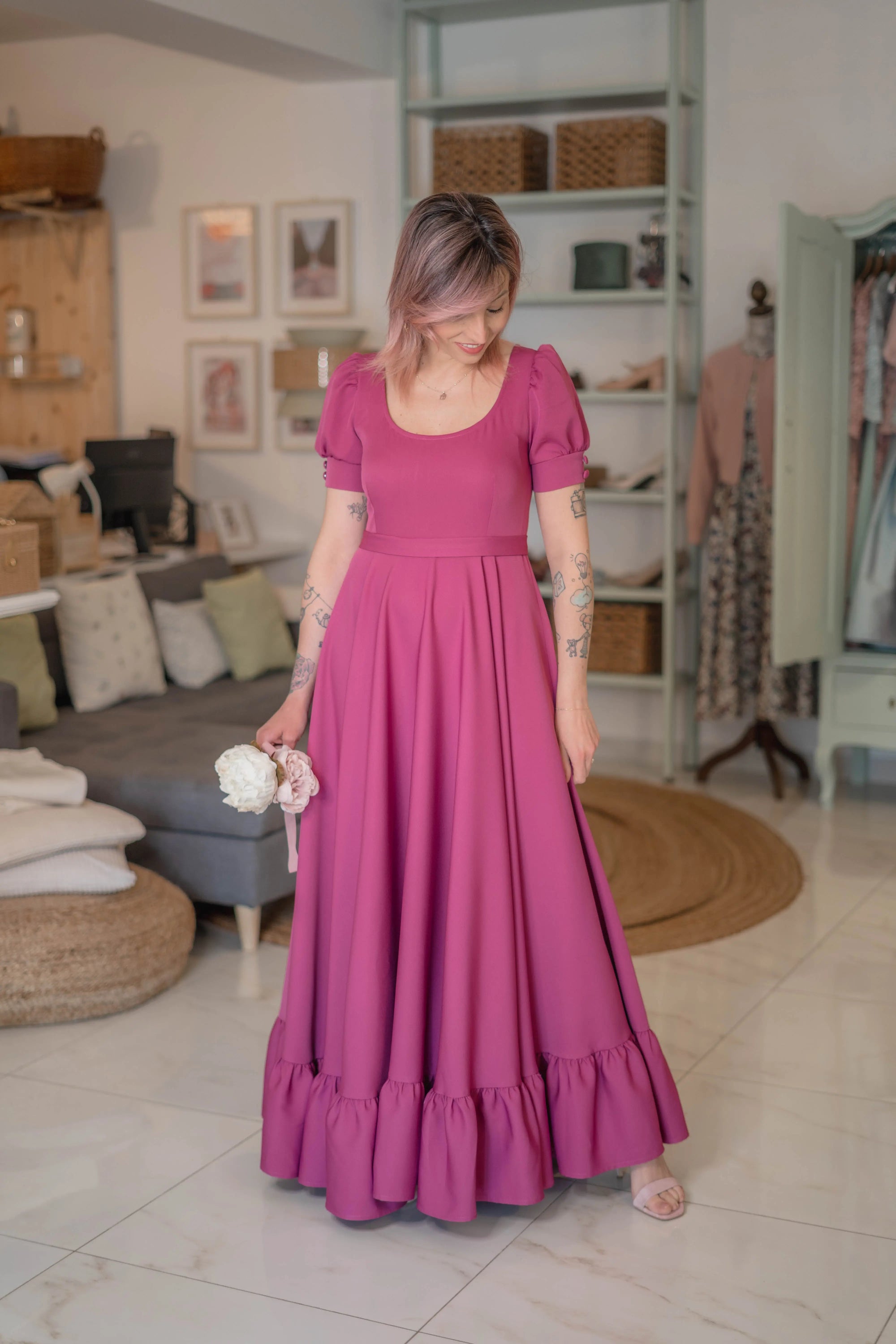 Abito Magenta Sogna con Fabula