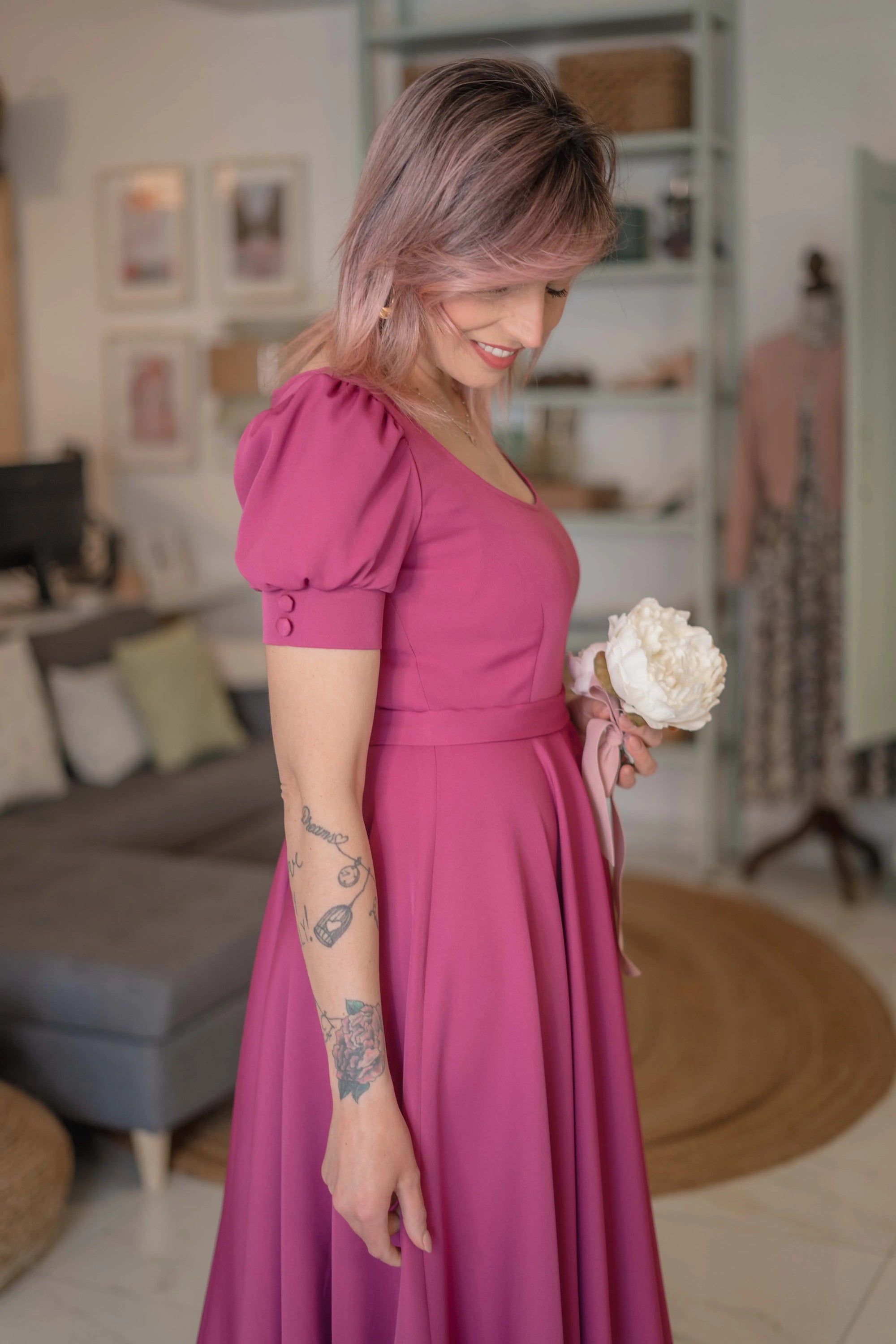 Abito Magenta Sogna con Fabula