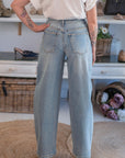Jeans con cinta denim