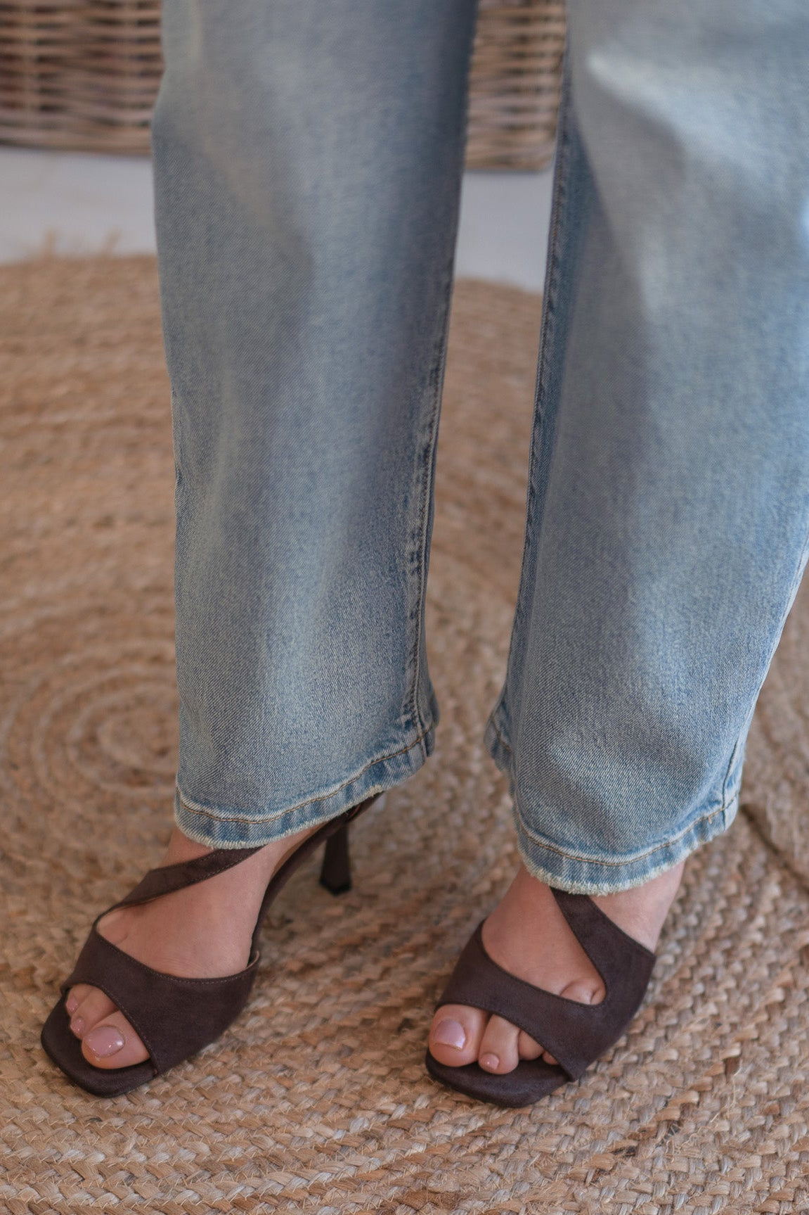 Jeans con cinta denim