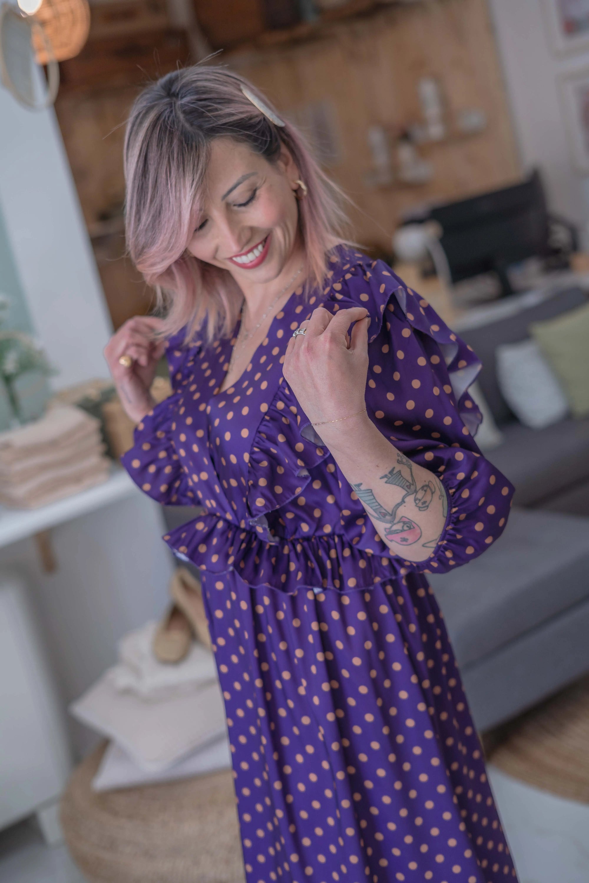 Abito Violet Sogna con Fabula