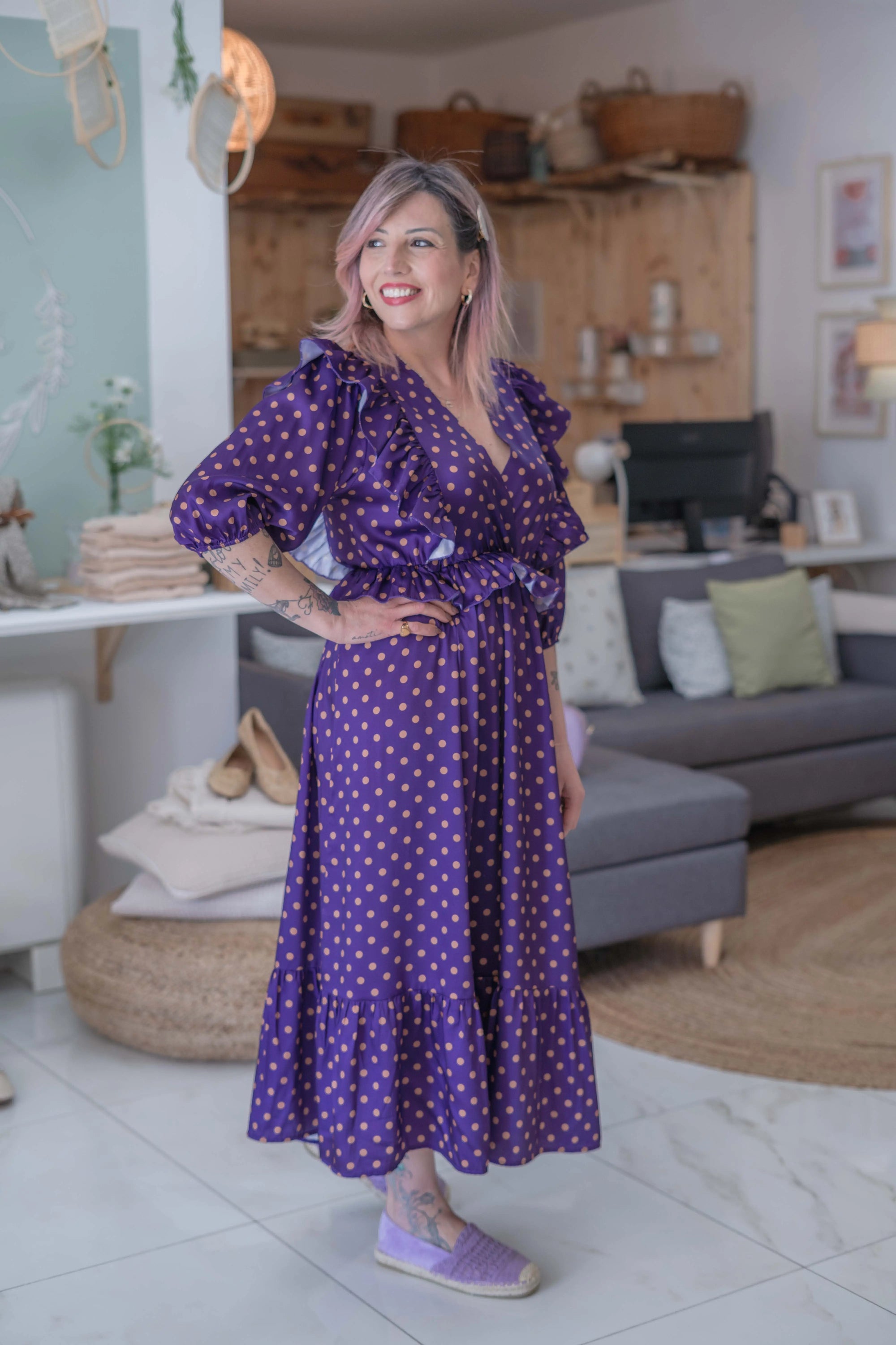 Abito Violet Sogna con Fabula