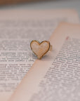 Anello Cuore Madreperla