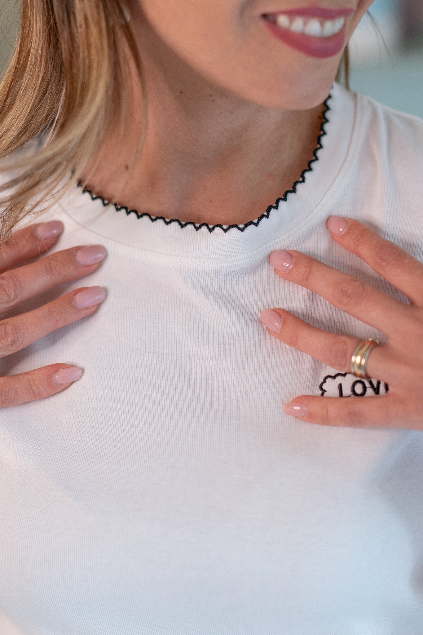 T-shirt Amore e Ricami