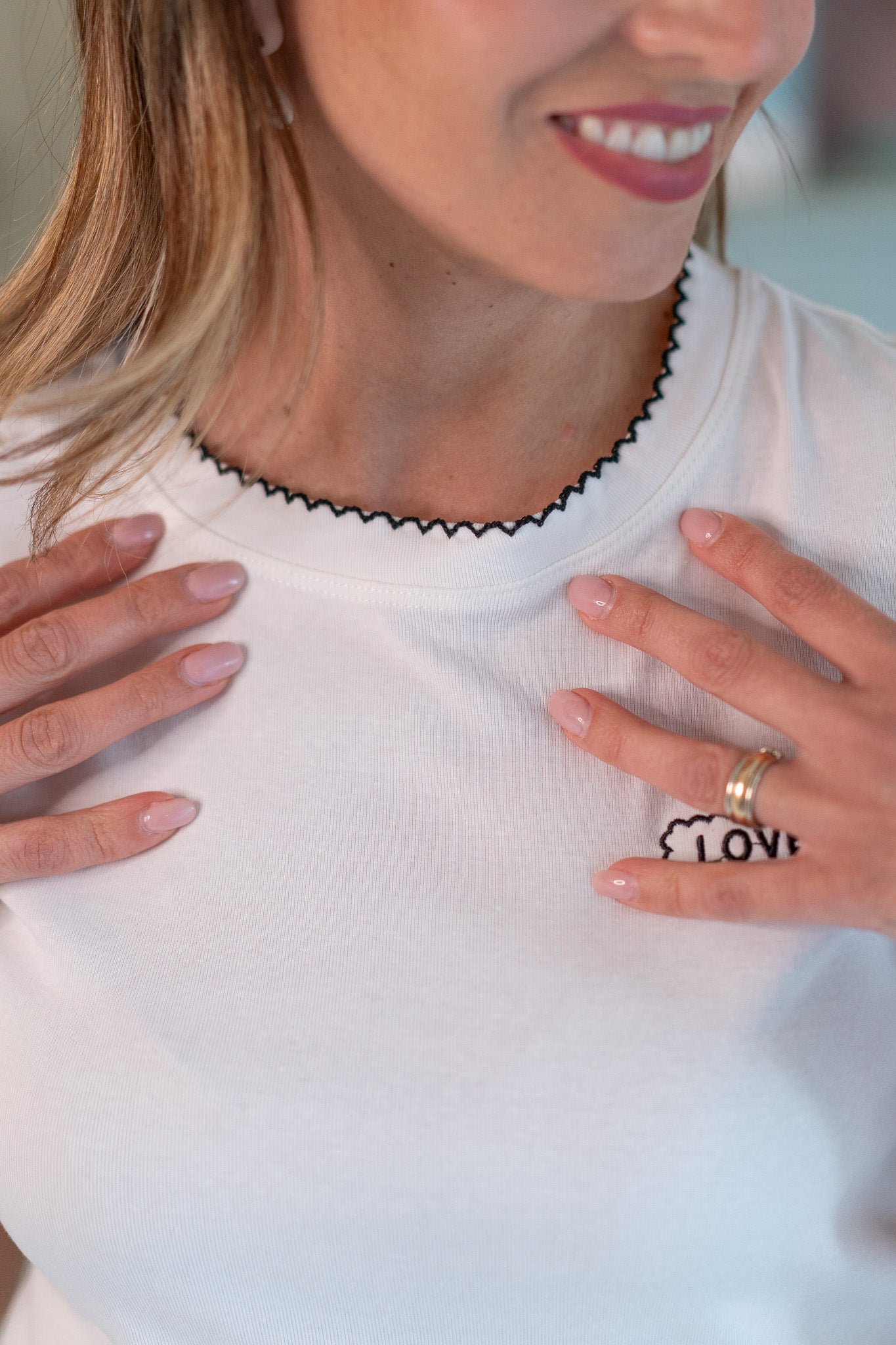 T-shirt Amore e Ricami