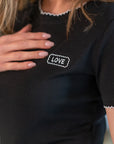T-shirt Amore e Ricami