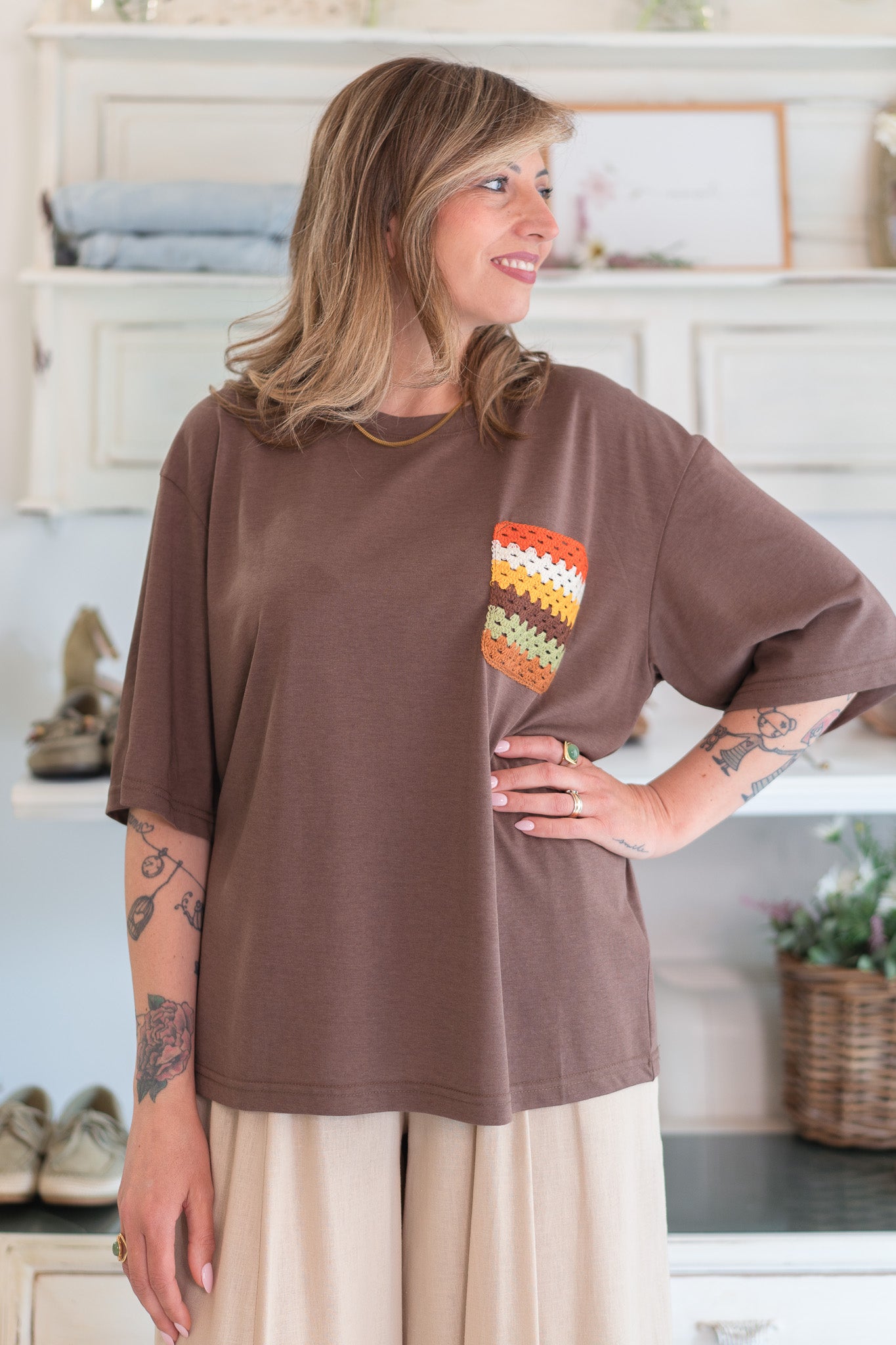 T-shirt Ricamo