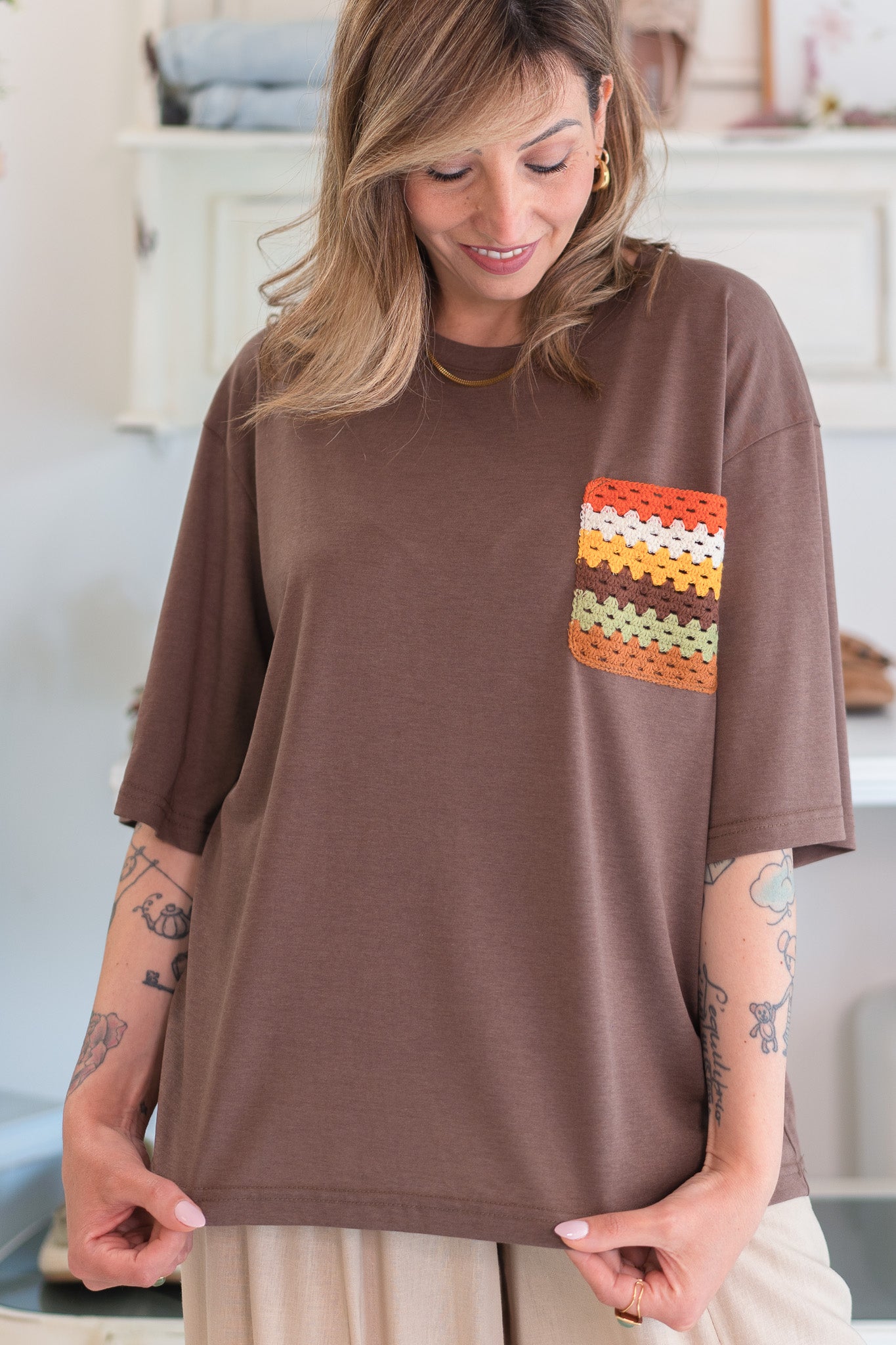 T-shirt Ricamo