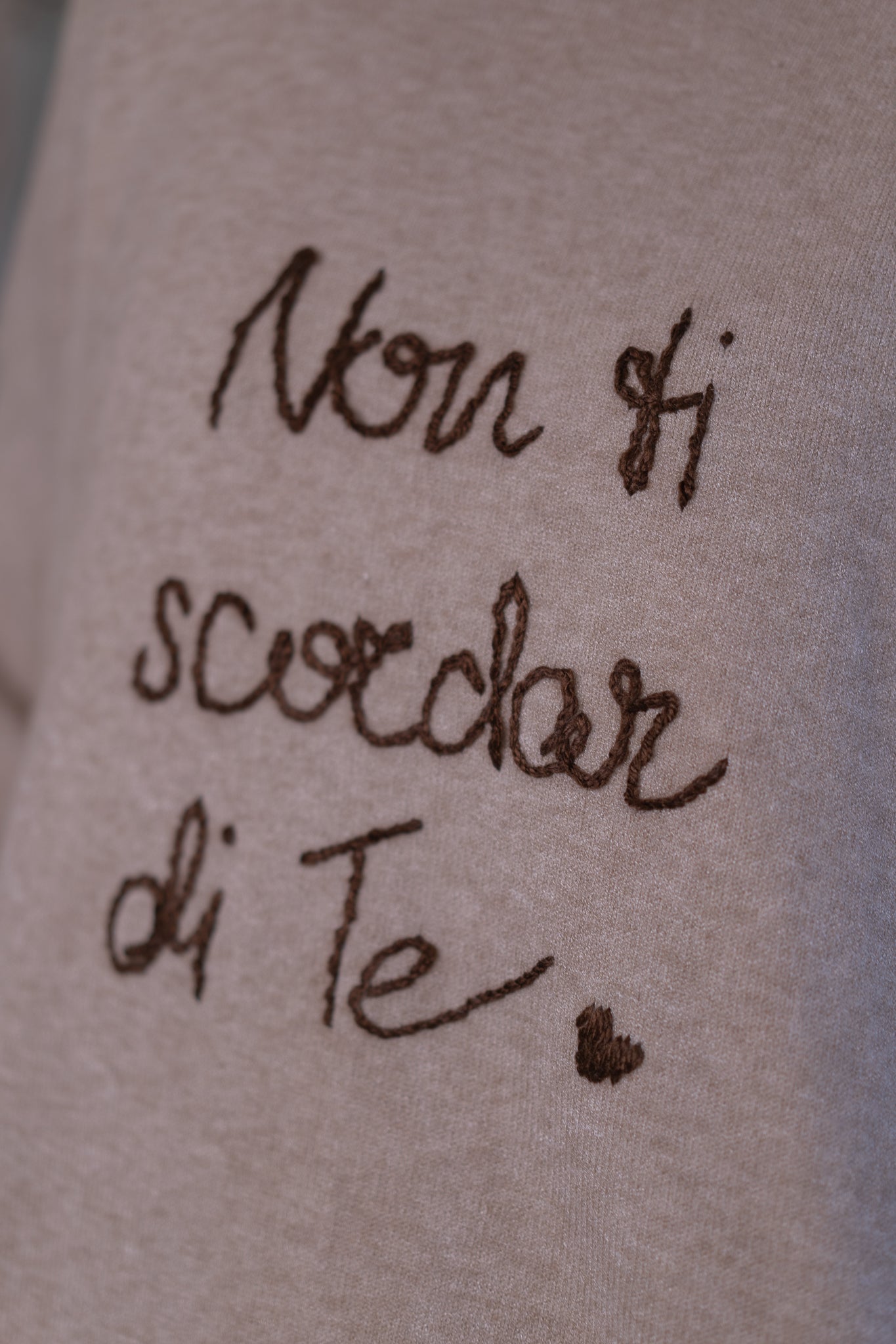Pullover "Non ti scordar di te"