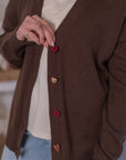 Cardigan Bottoncini cuoricini