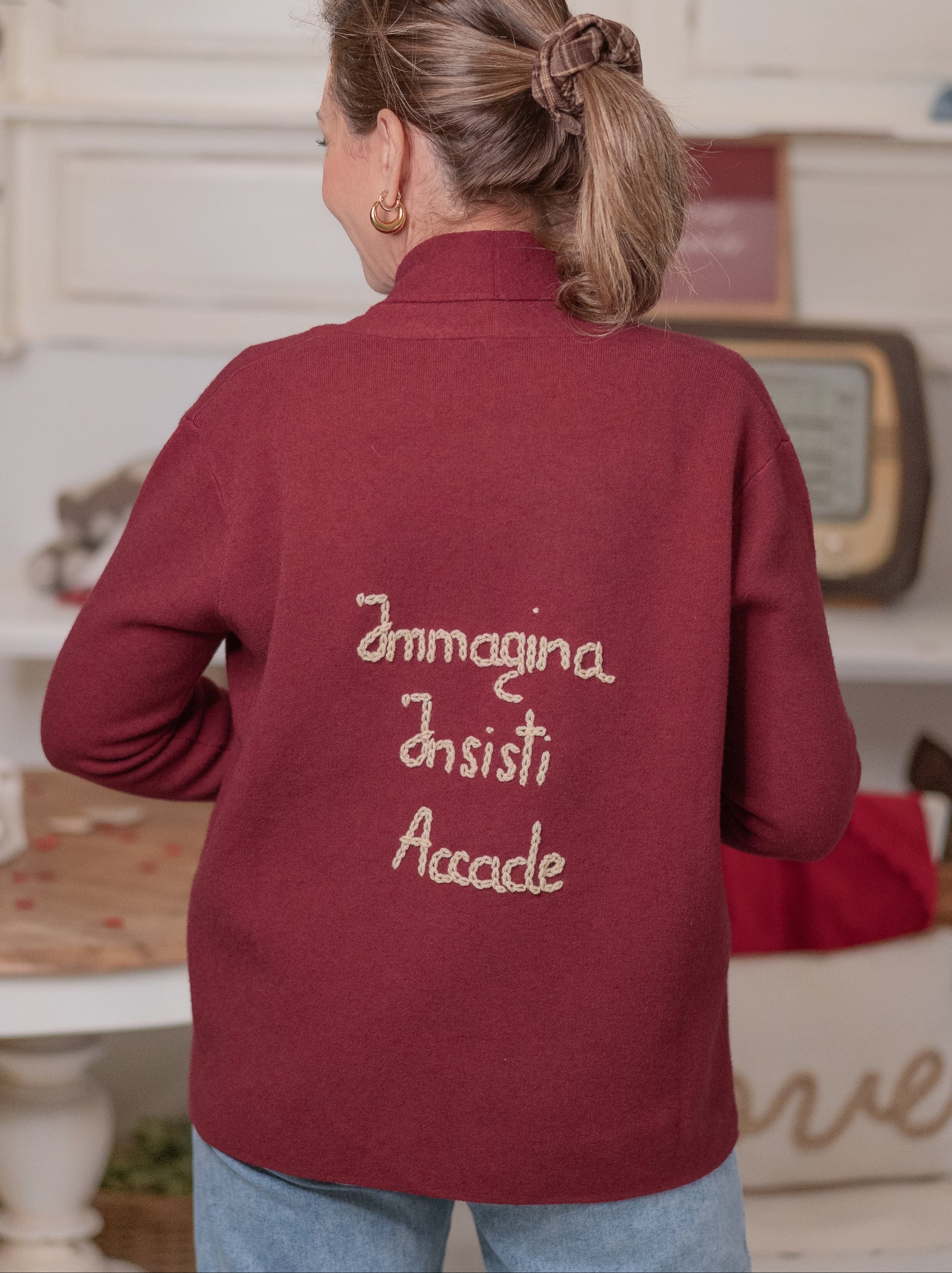 Cardigan Immagina Insisti Accade Vol.2