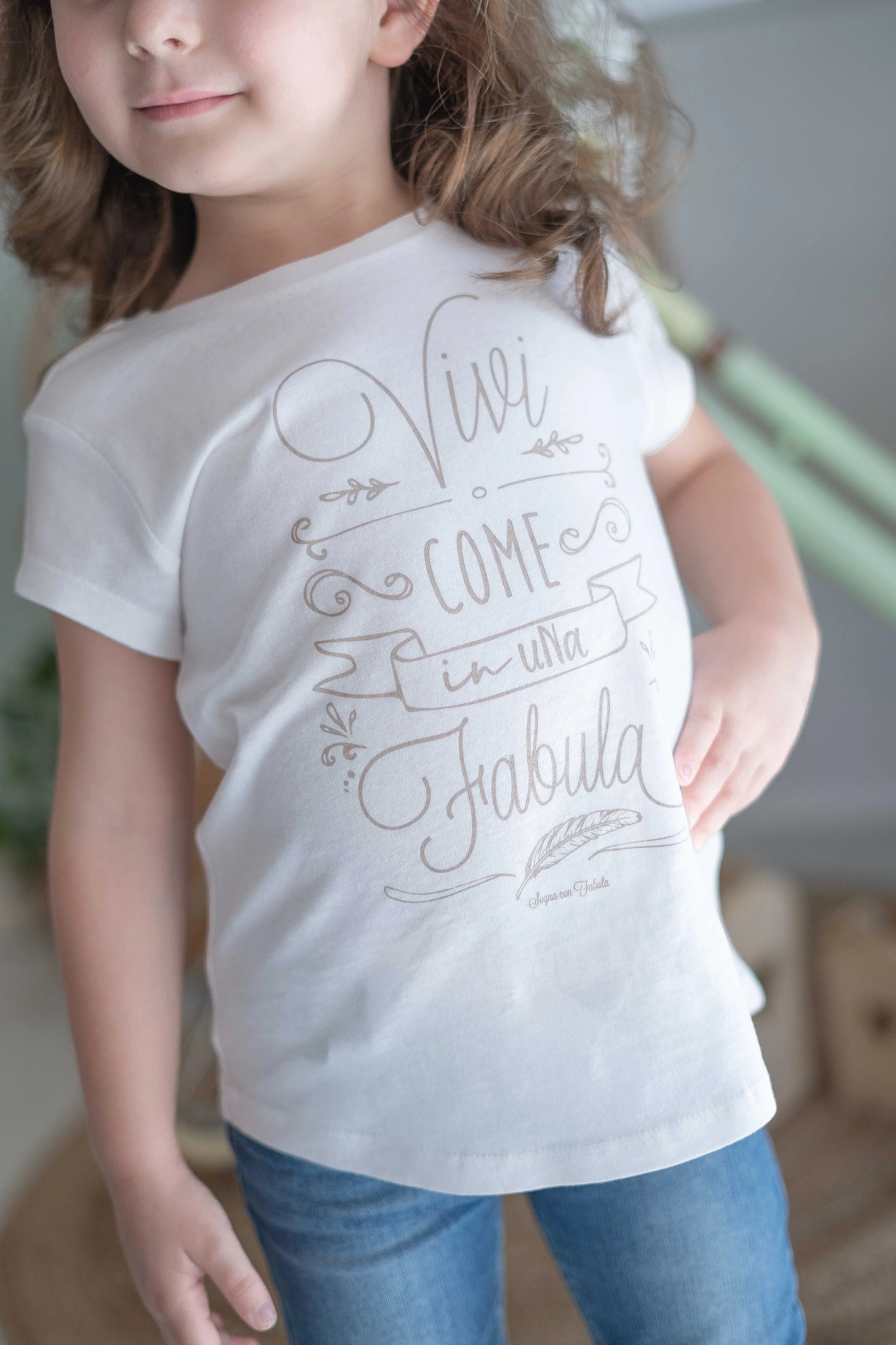 T-shirt Vivi Fabula Bimba Sogna con Fabula