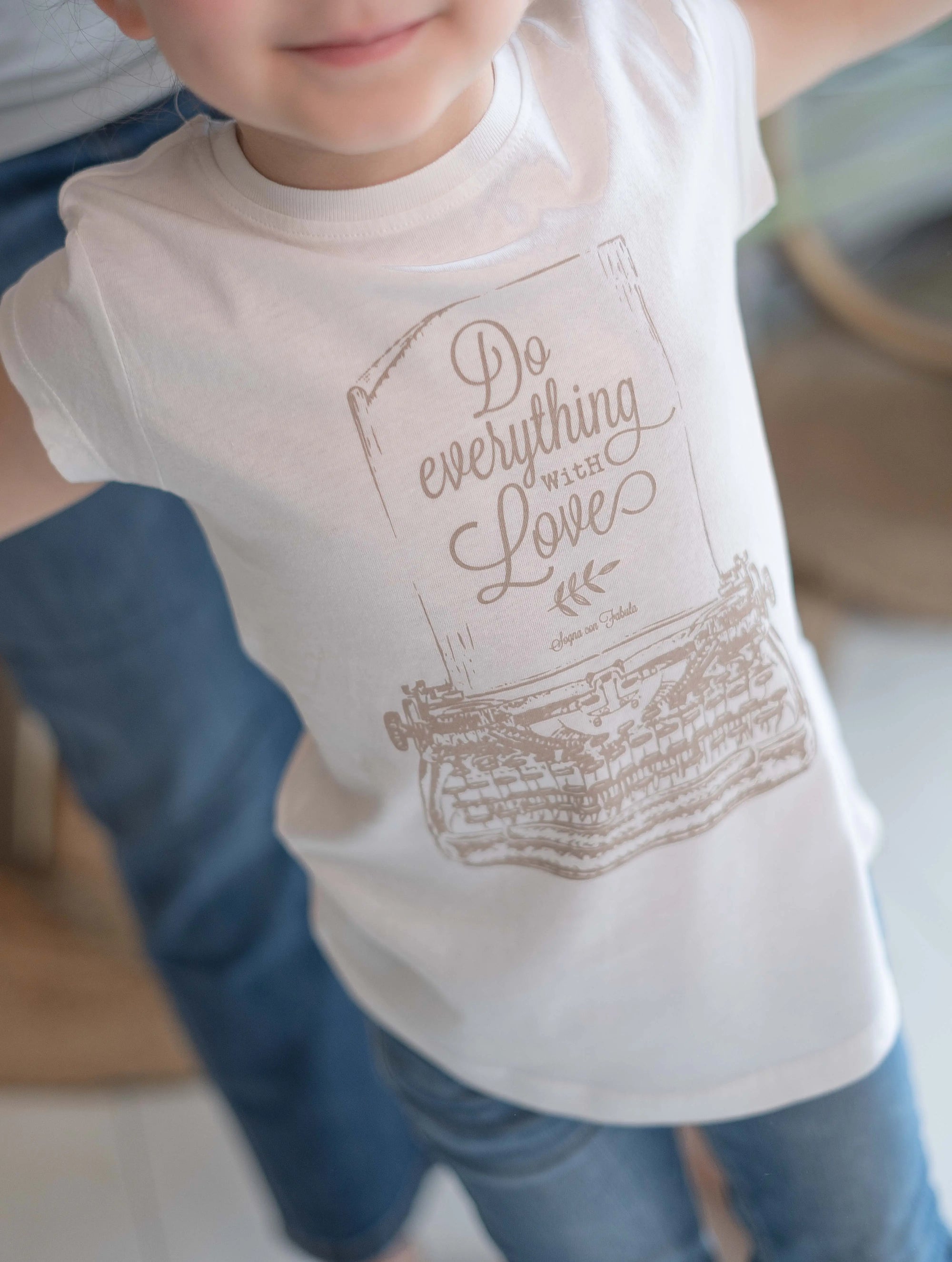 T-shirt typewriter Sogna con Fabula