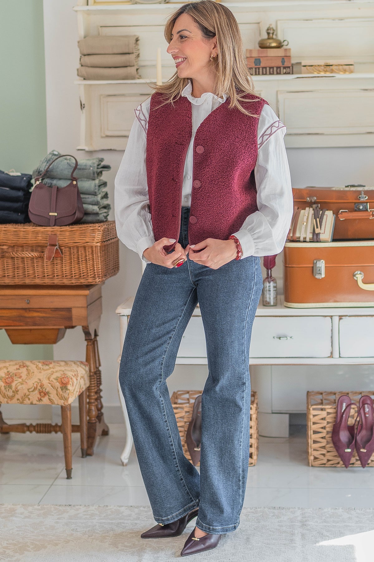 Gilet Violette