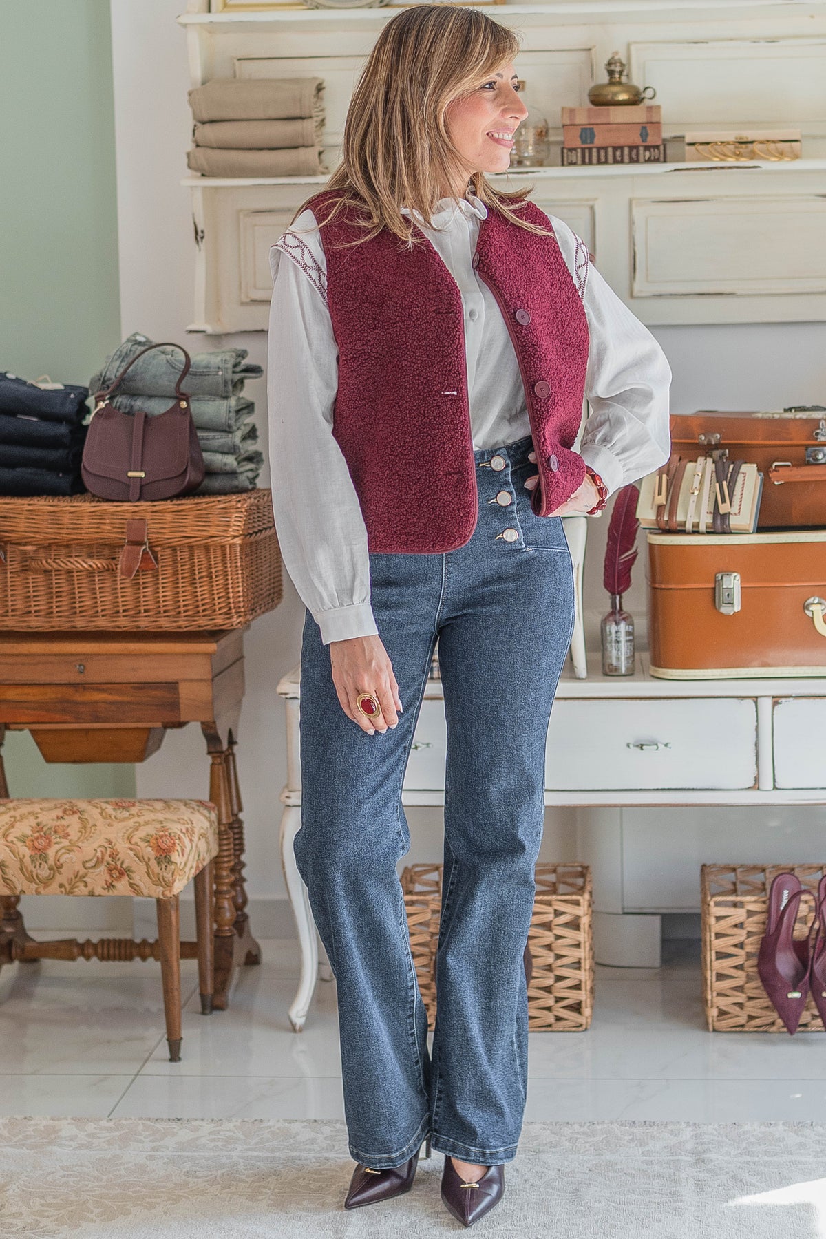 Gilet Violette