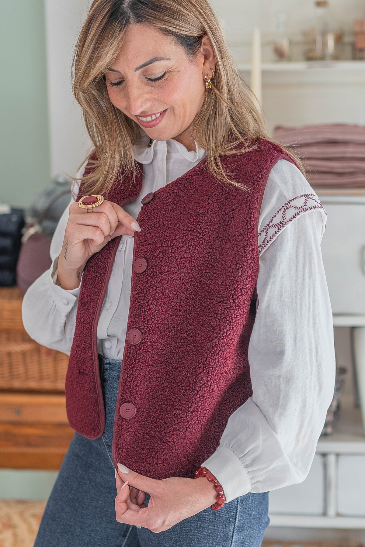 Gilet Violette