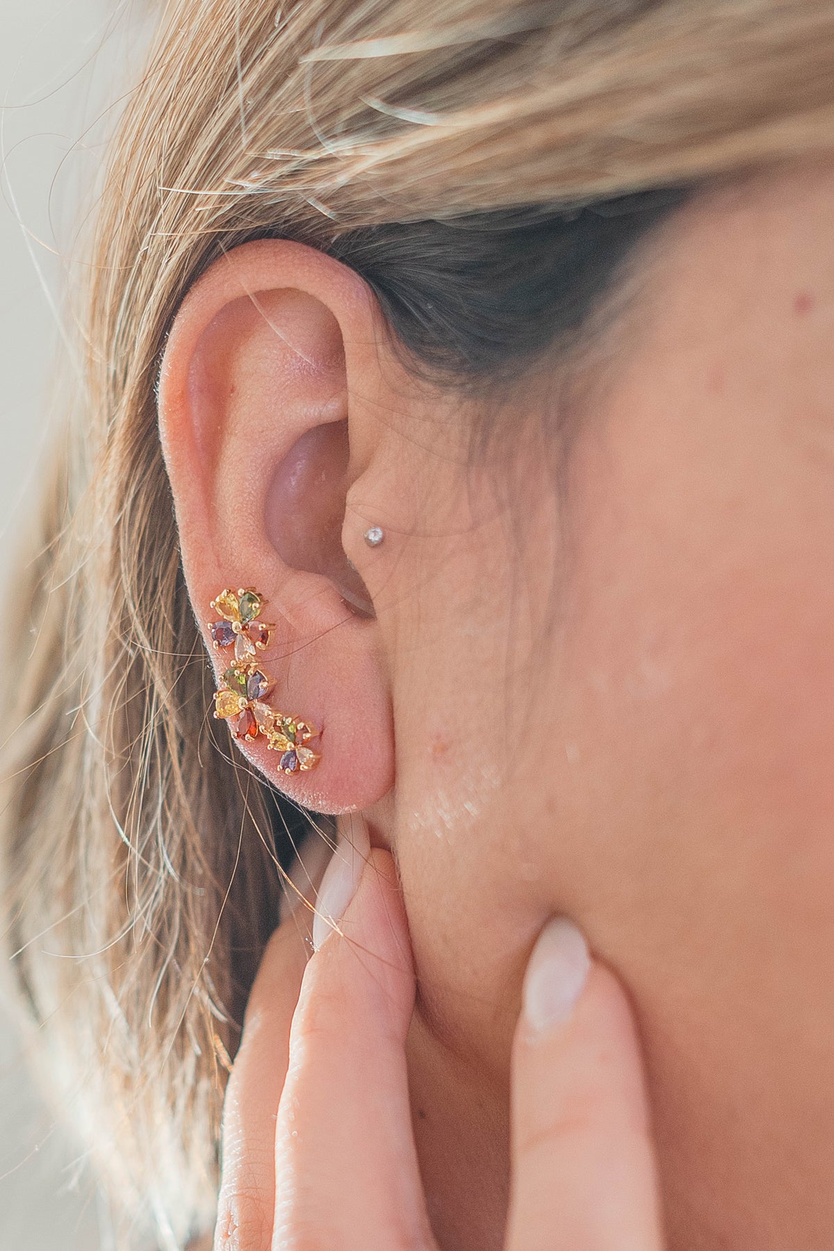 Orecchini Earclimber Autunno