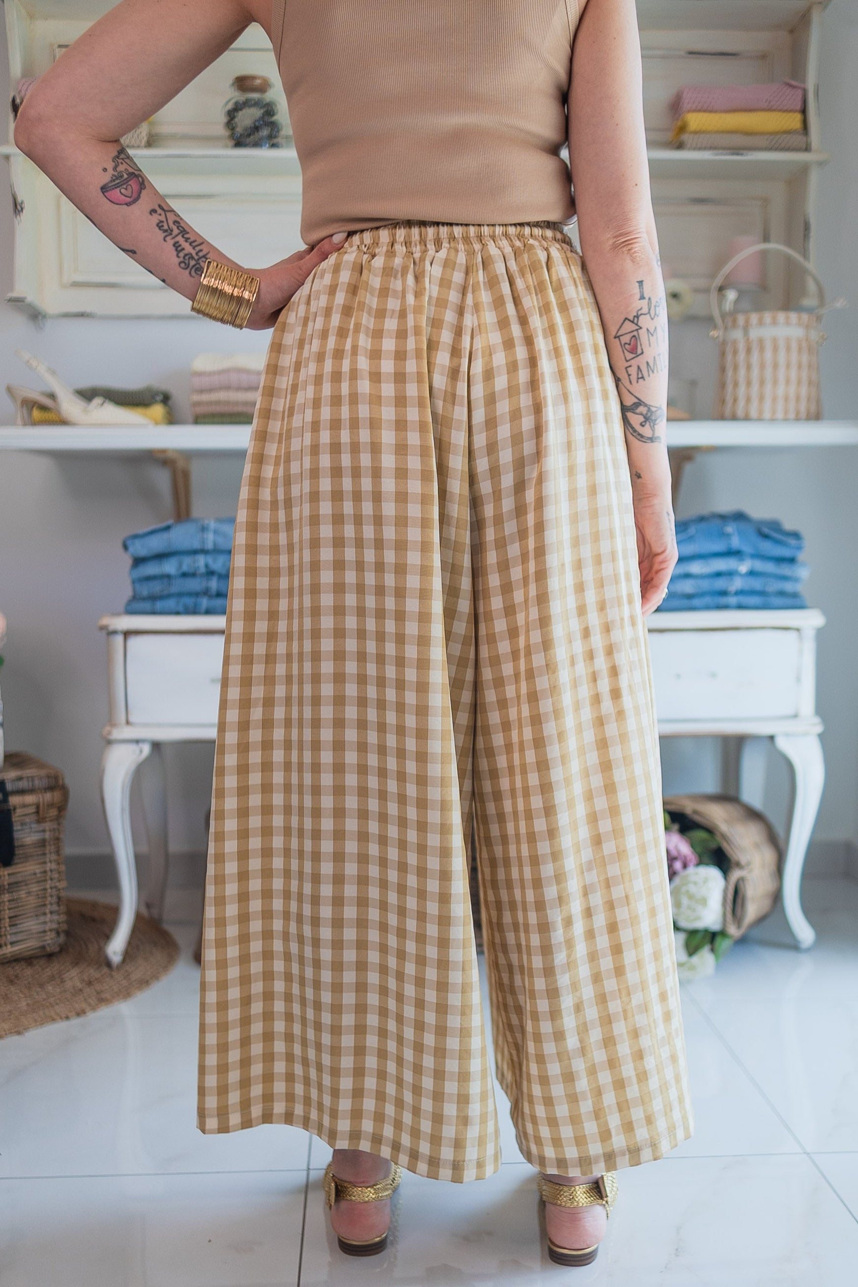 Pantalone Quadretti