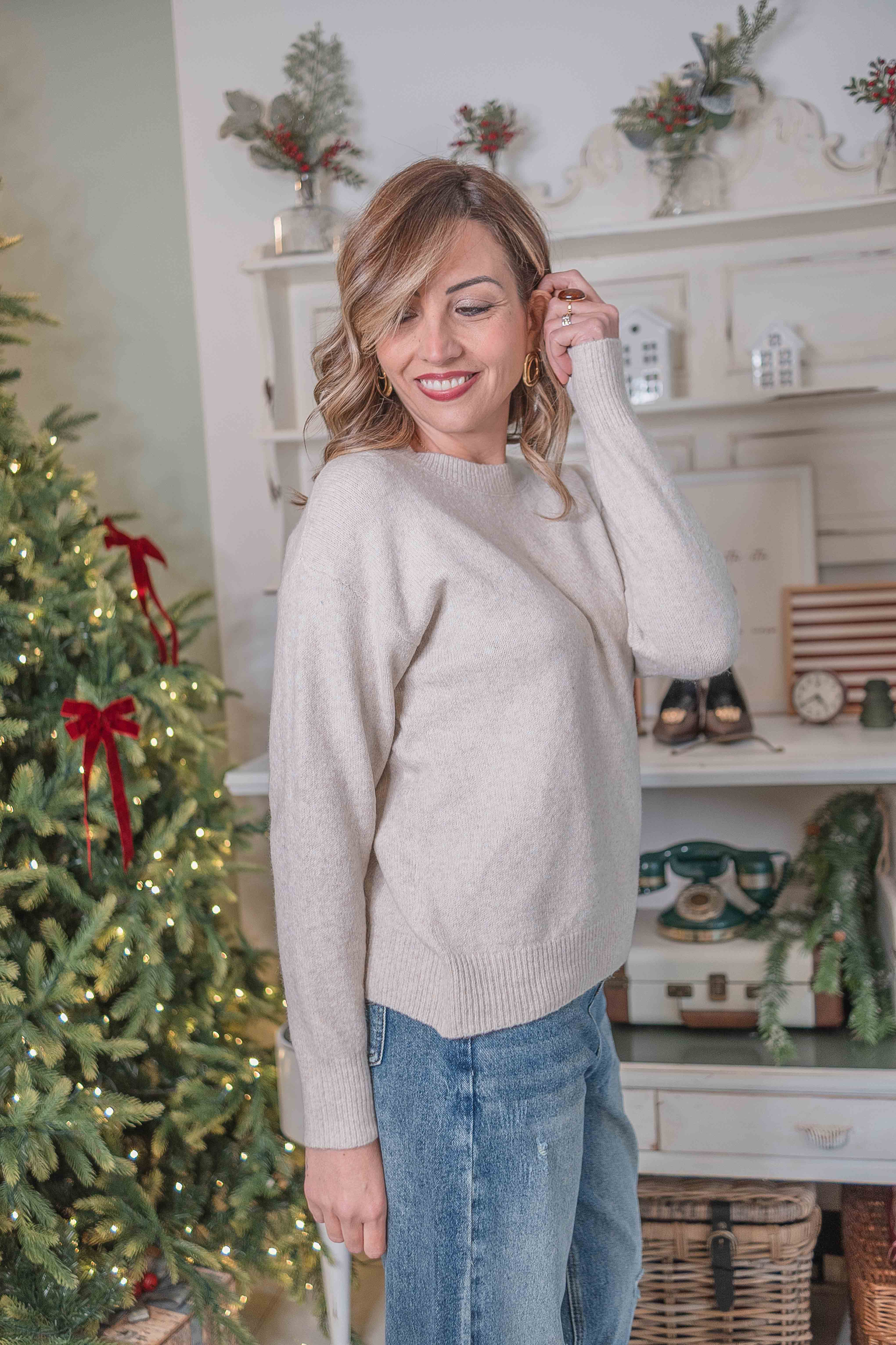 Pullover Filomena con Sciarpa