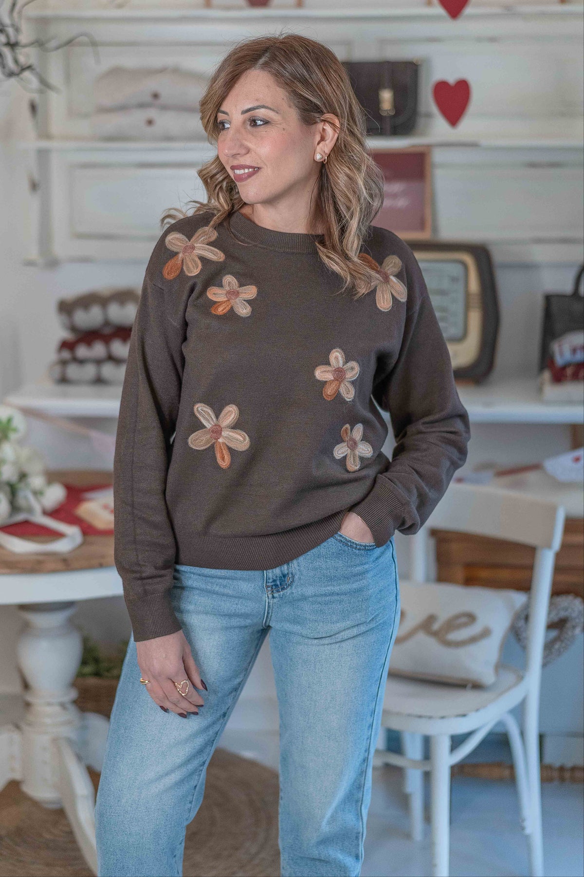 Pullover Flower