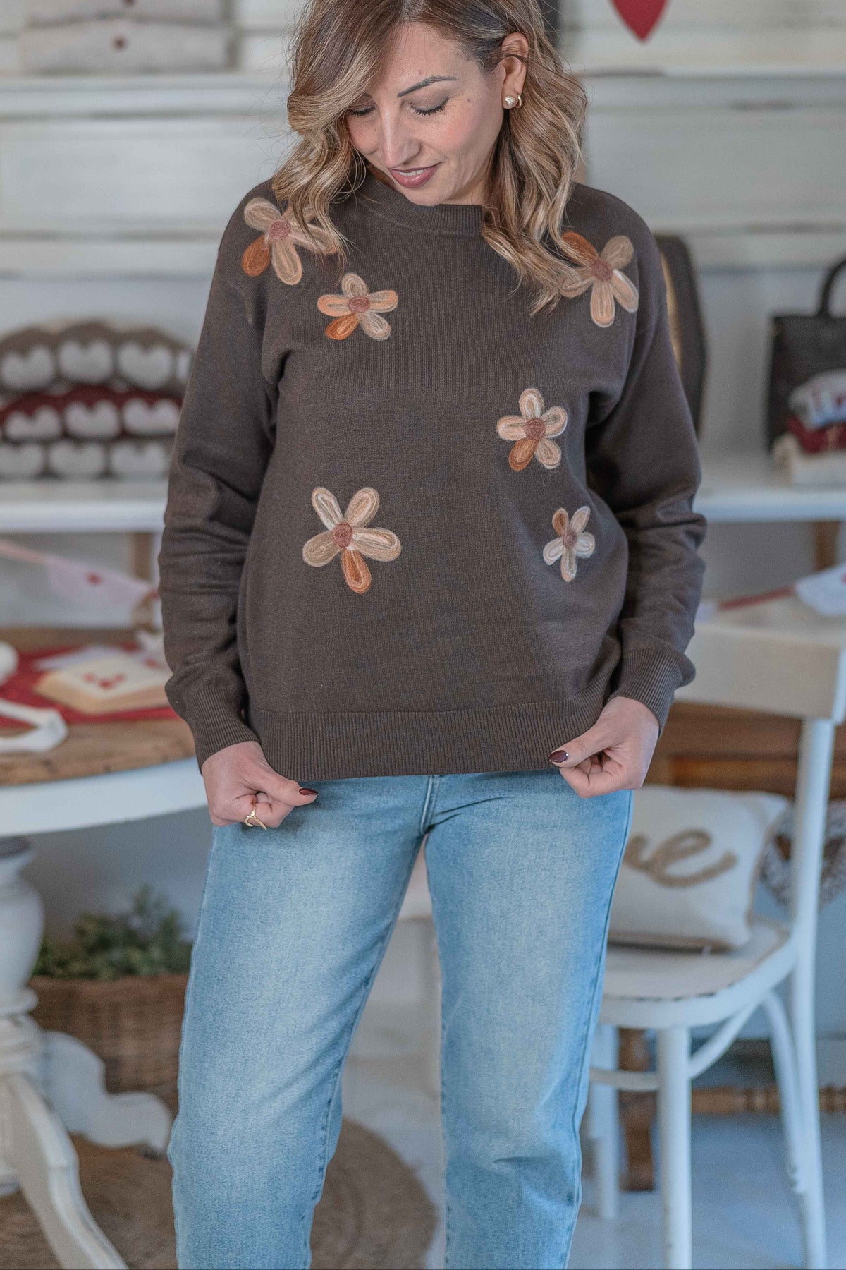 Pullover Flower