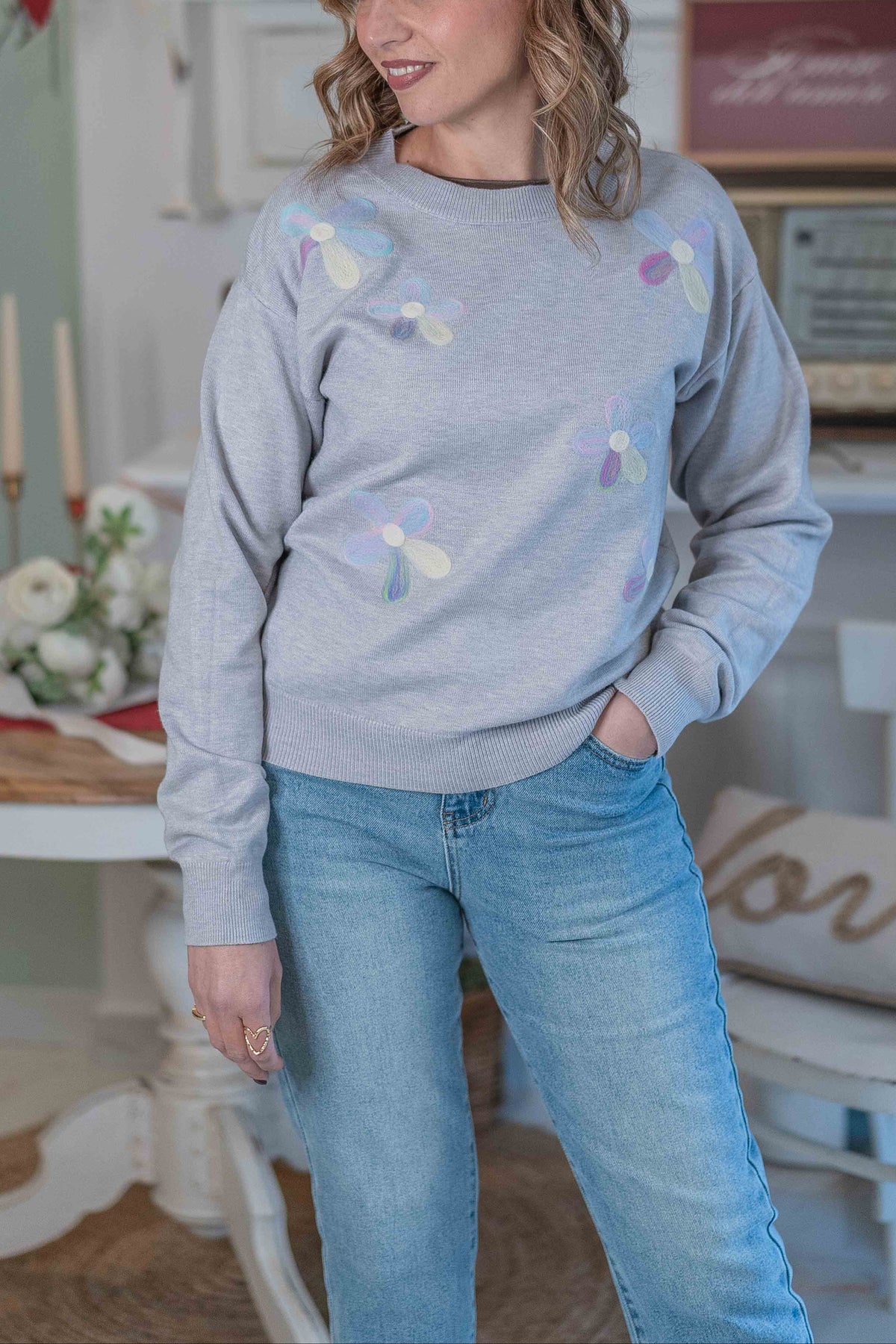 Pullover Flower