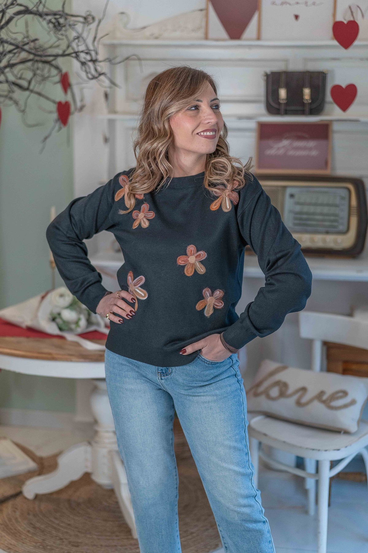 Pullover Flower