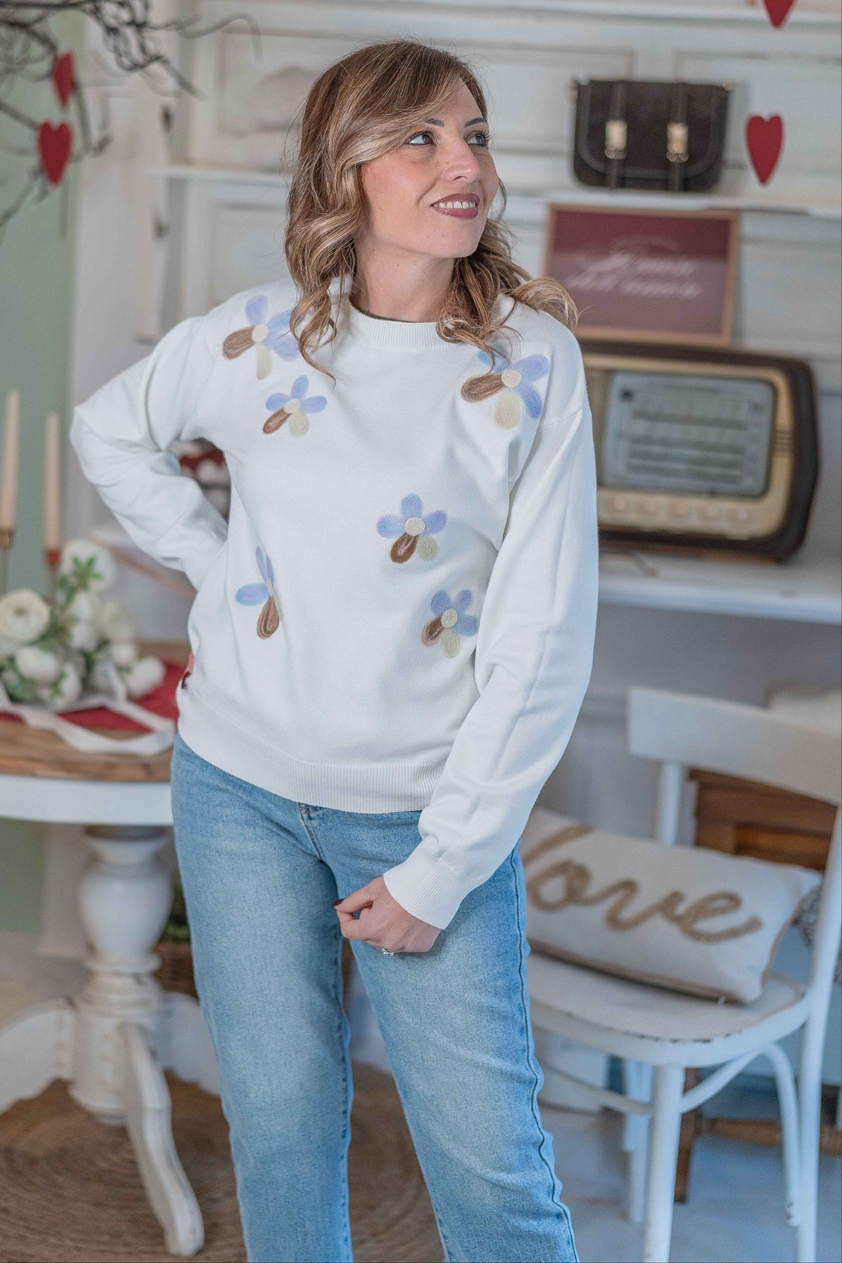 Pullover Flower