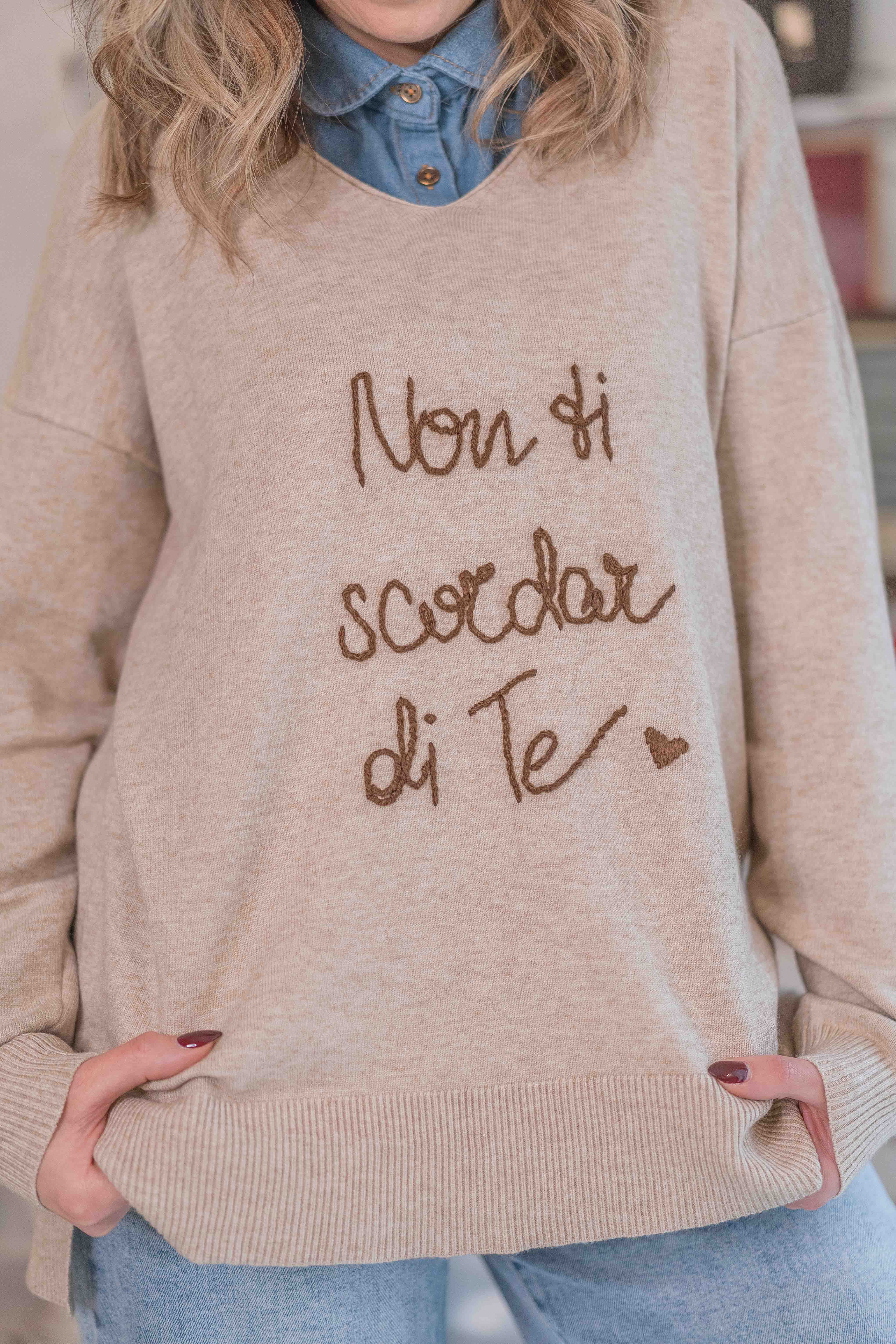Pullover Non ti scordar di te