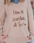 Pullover Non ti scordar di te
