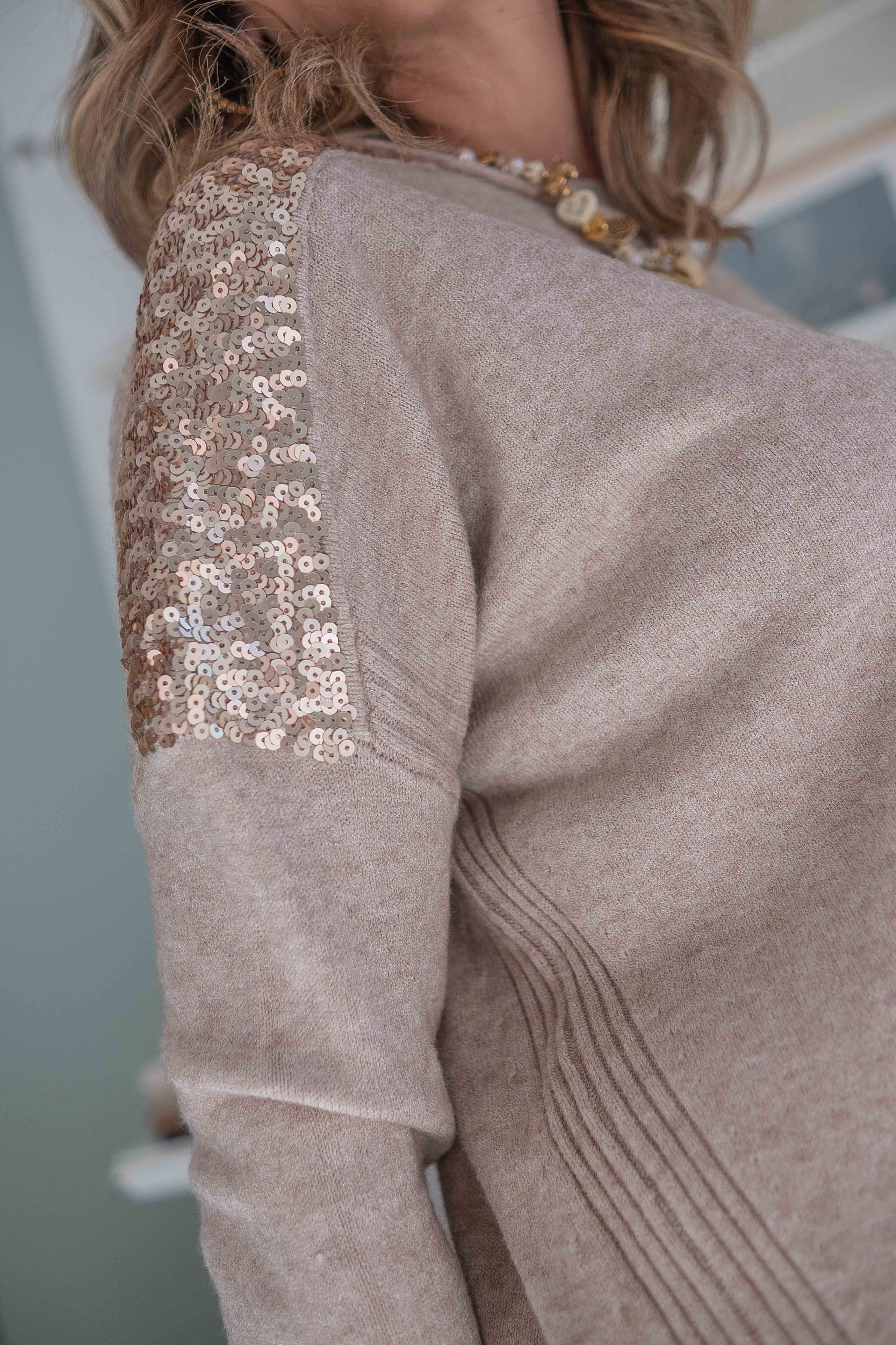 Pullover Paillettes