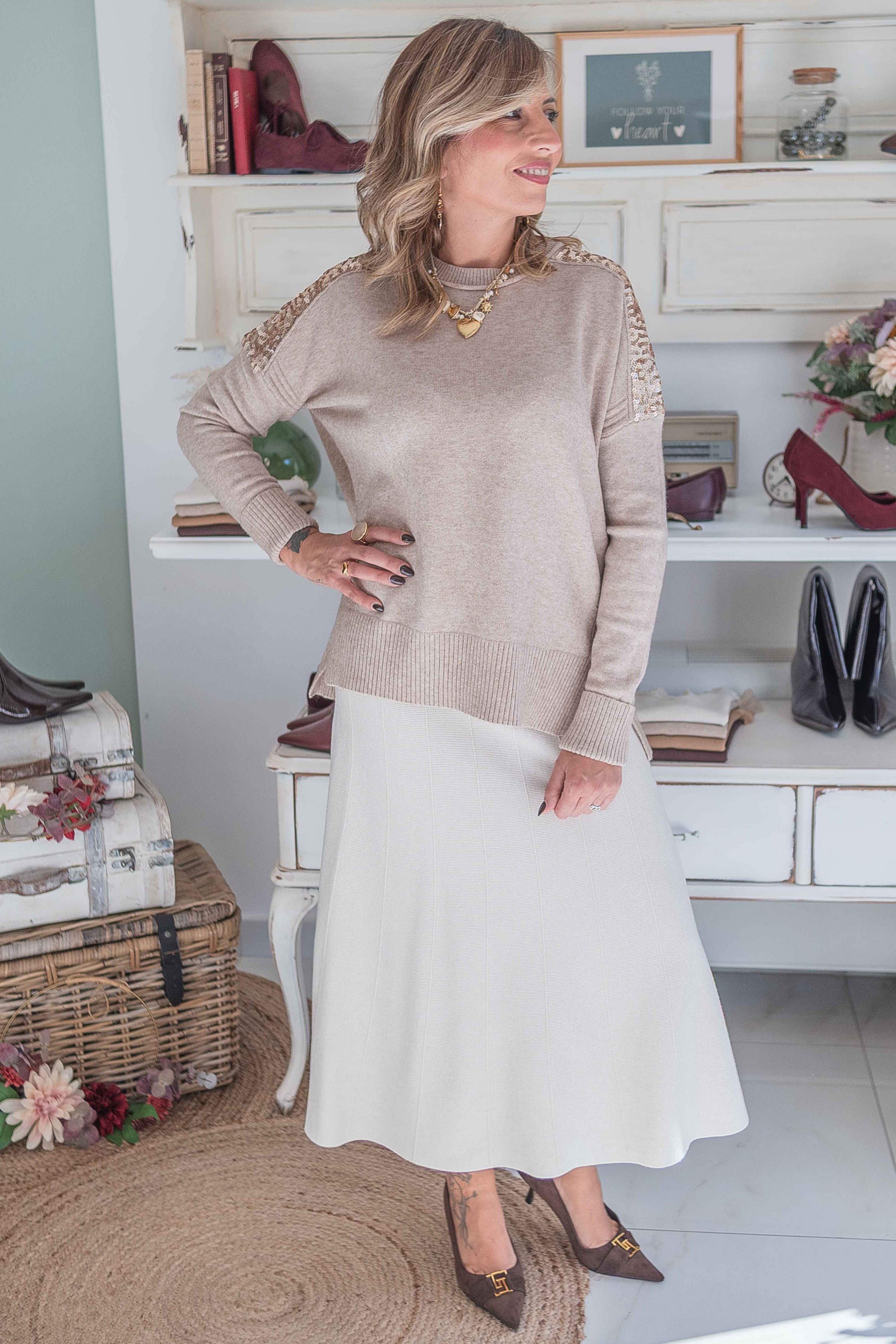 Pullover Paillettes