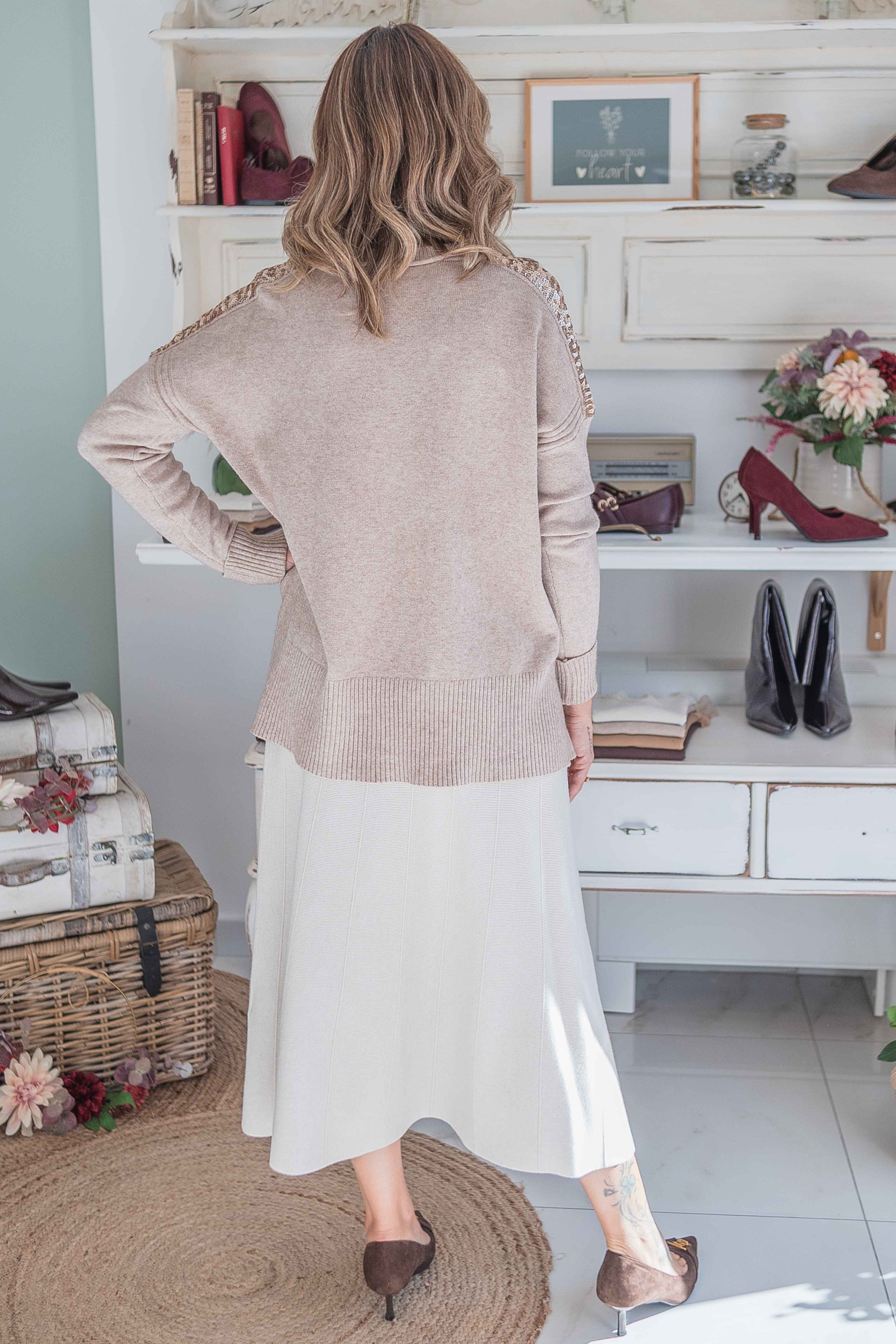Pullover Paillettes