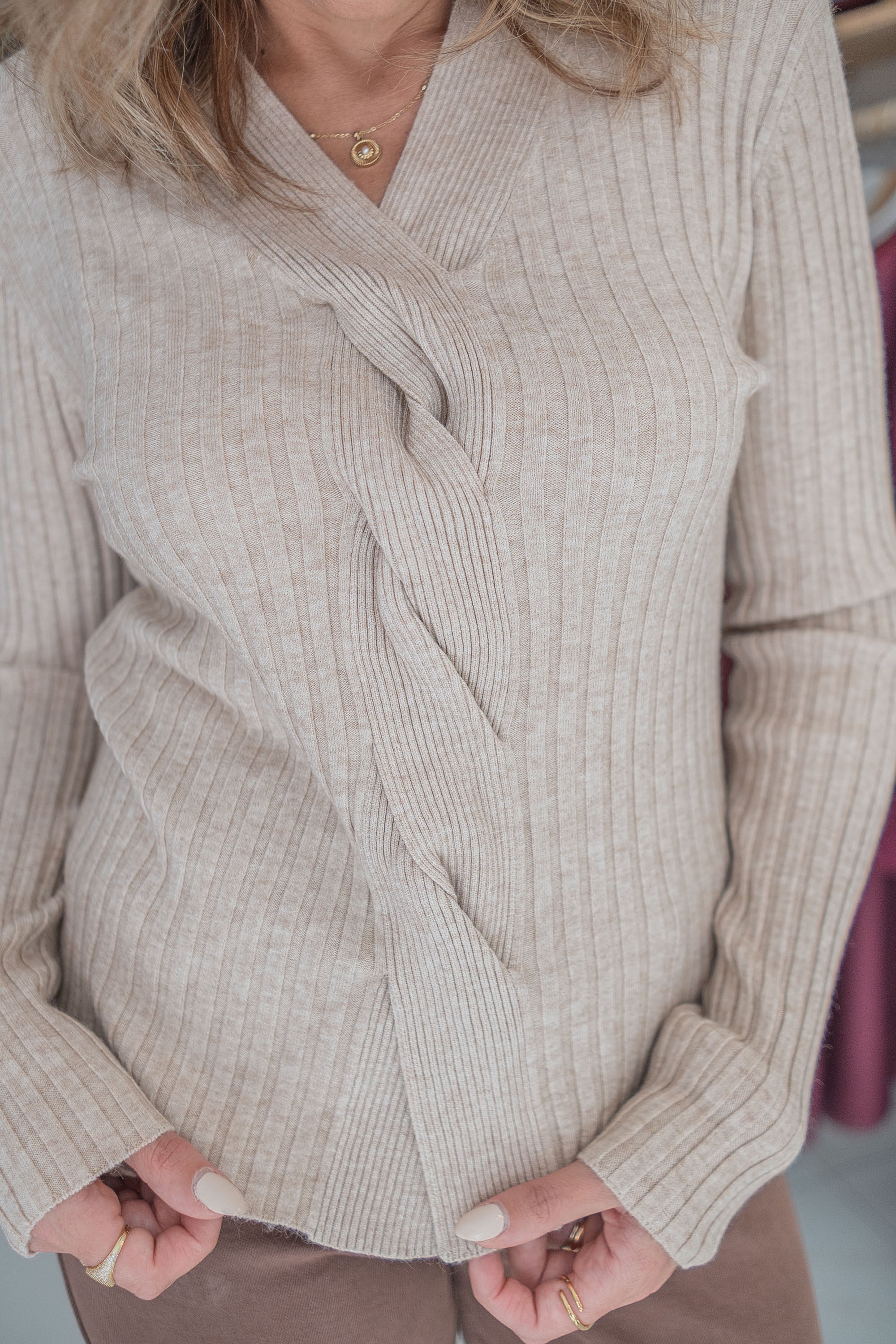 Pullover Treccia