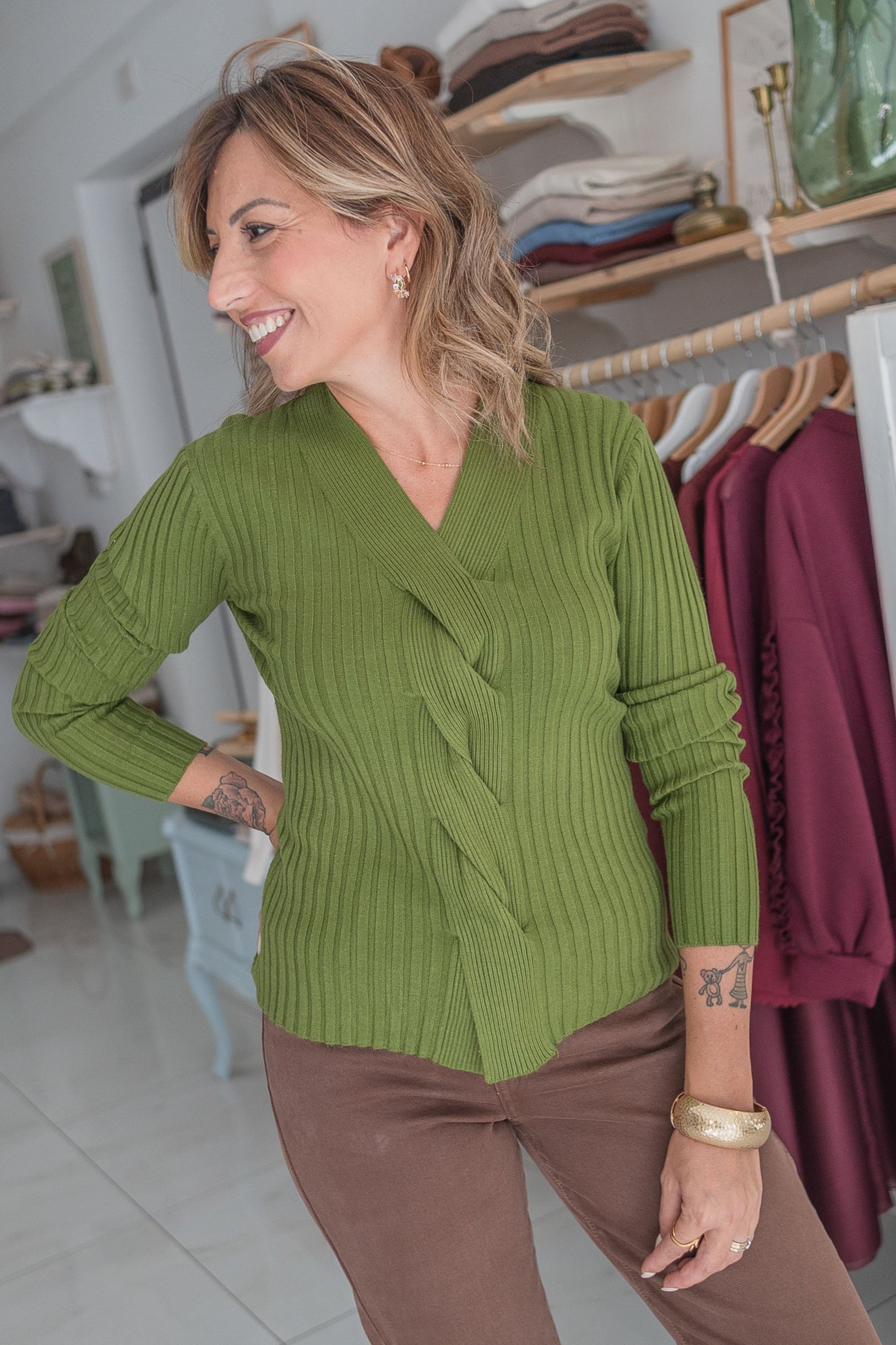 Pullover Treccia