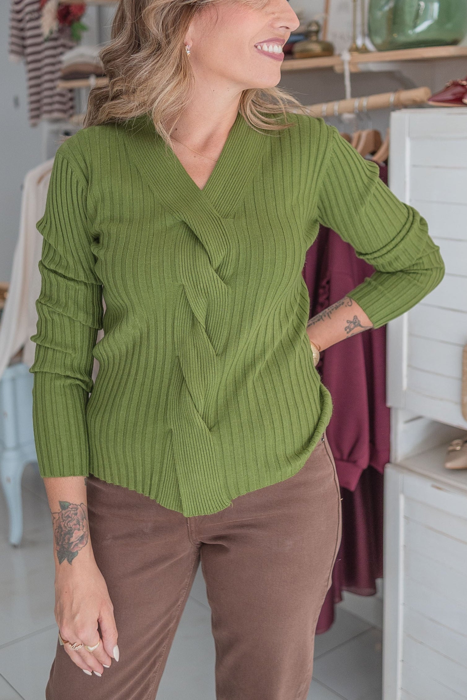 Pullover Treccia