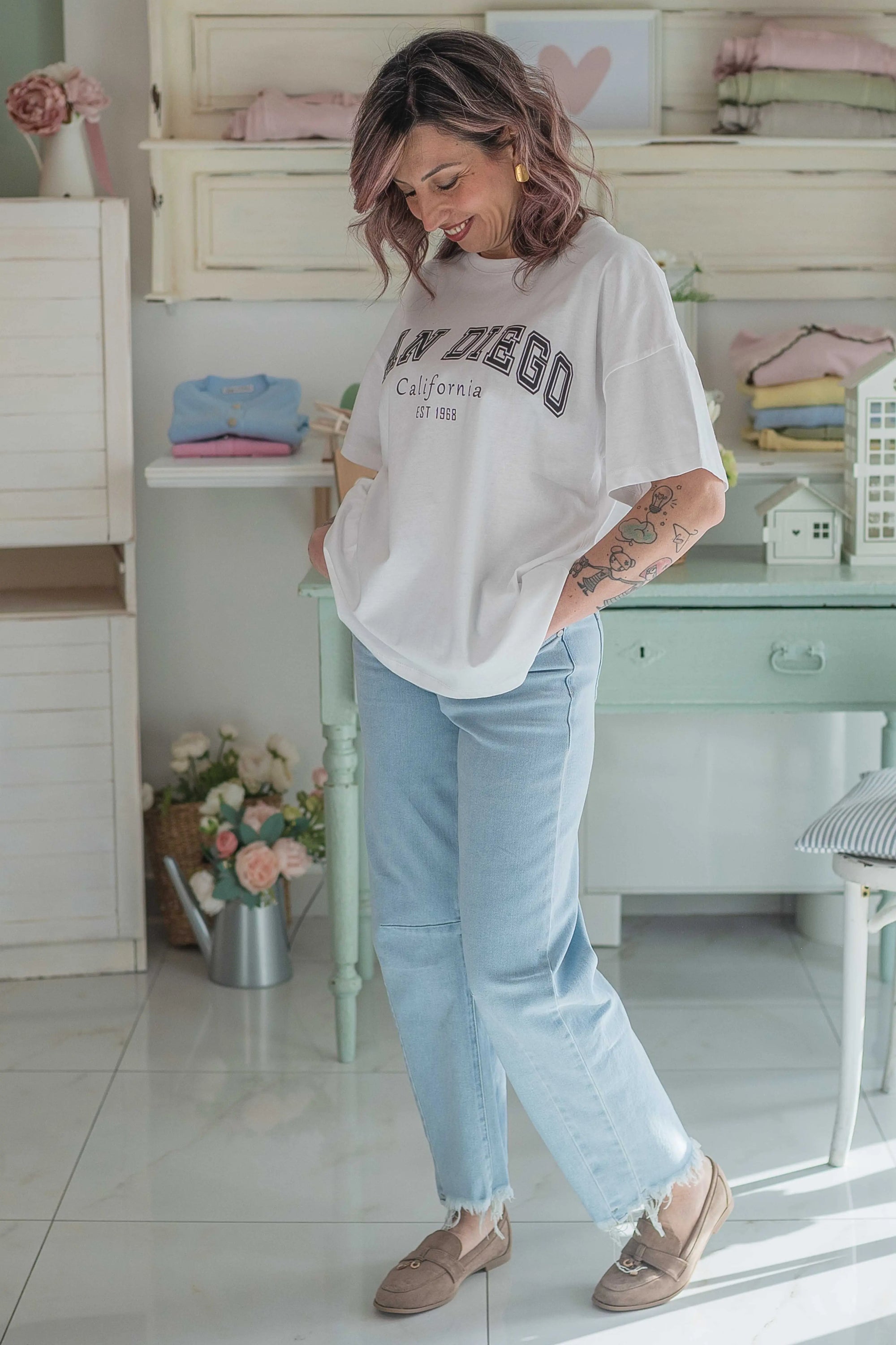 T-shirt San Diego Sogna con Fabula