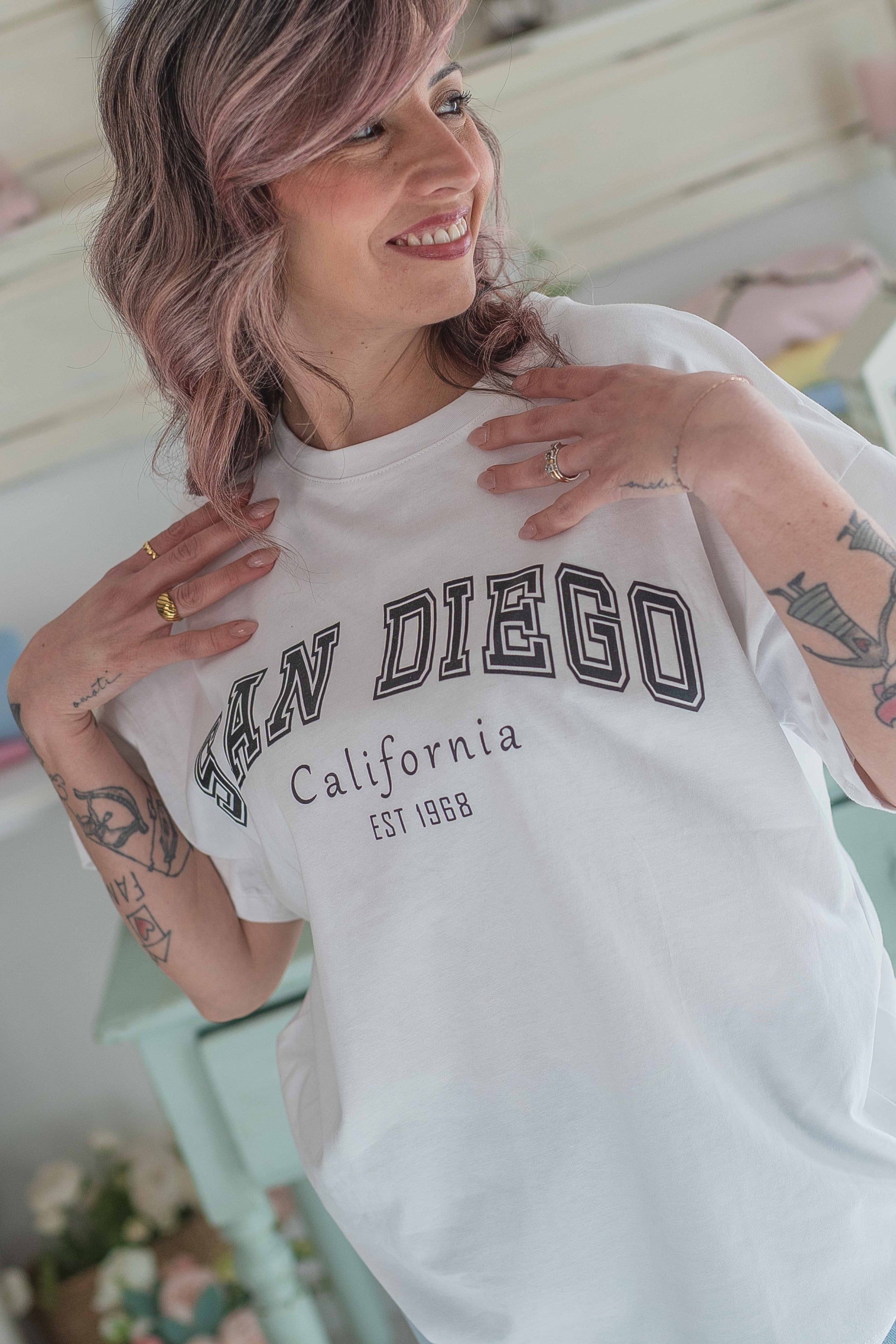 T-shirt San Diego Sogna con Fabula