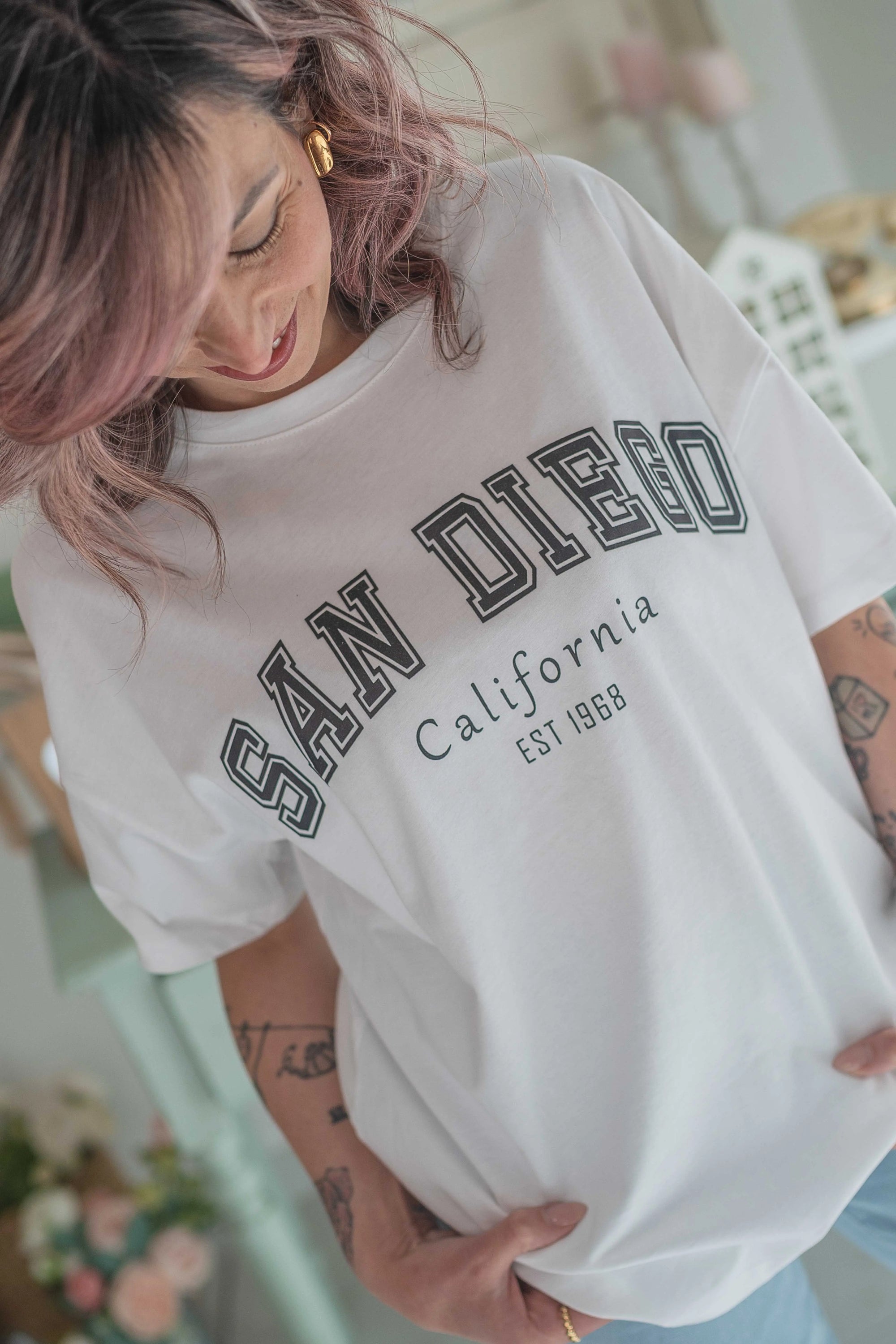 T-shirt San Diego Sogna con Fabula
