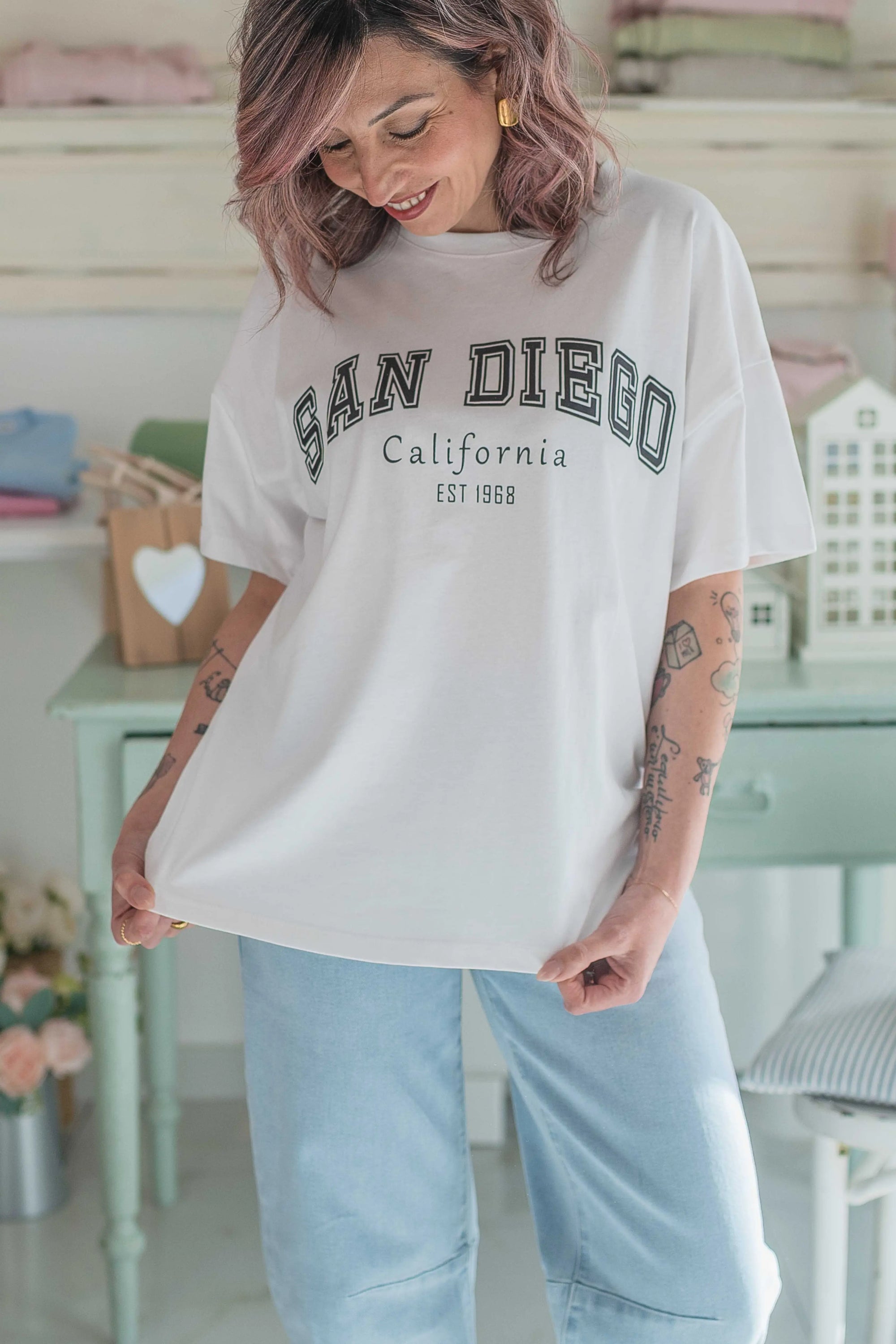 T-shirt San Diego Sogna con Fabula