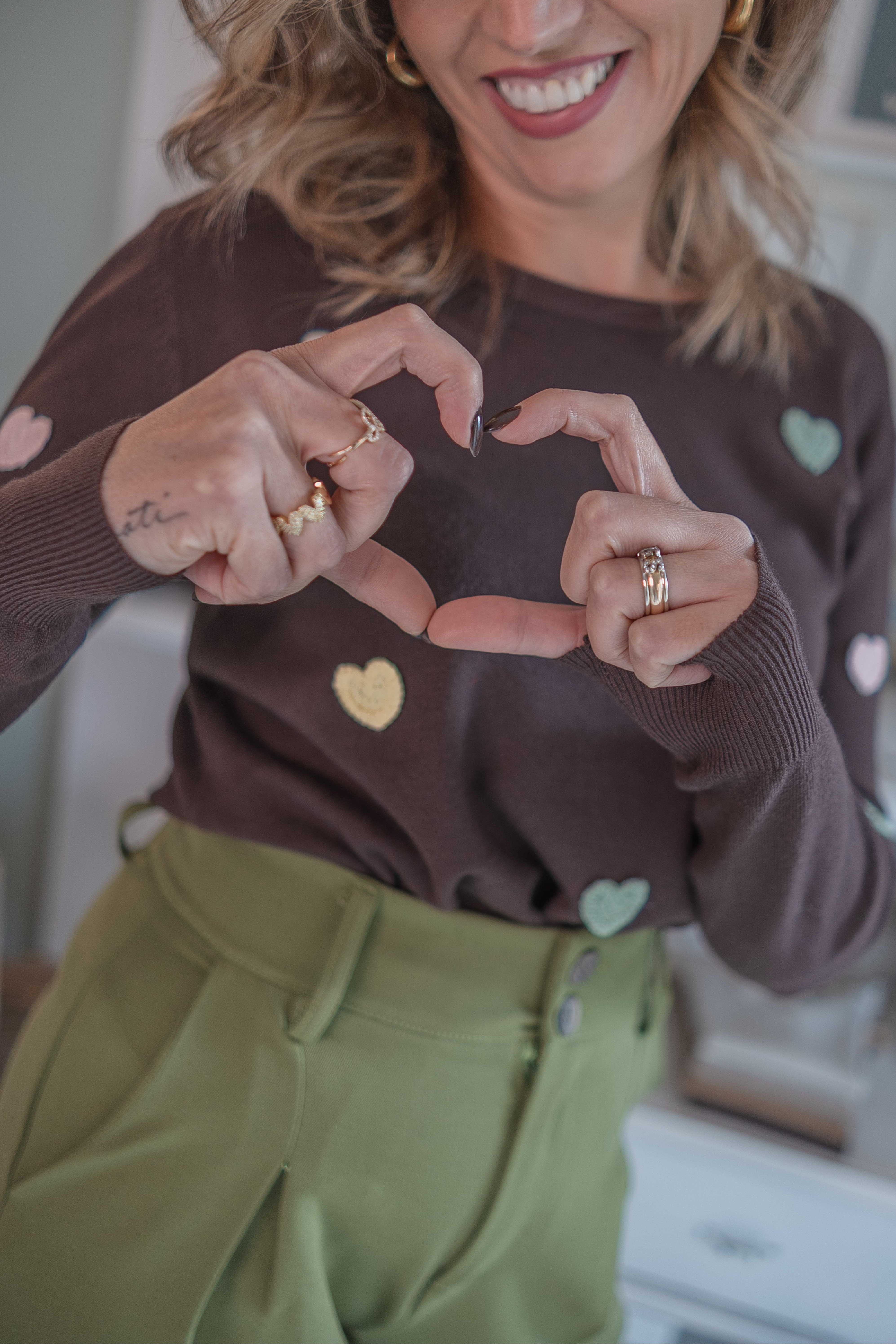 Pullover Cuori